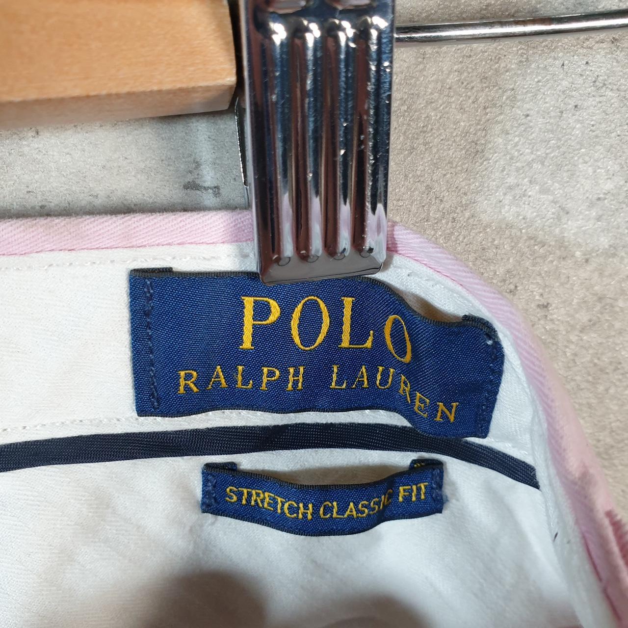 Vintage Ralph Lauren Polo Shorts Jorts Chino Cargo Men’s W30 Pink Skull Bones