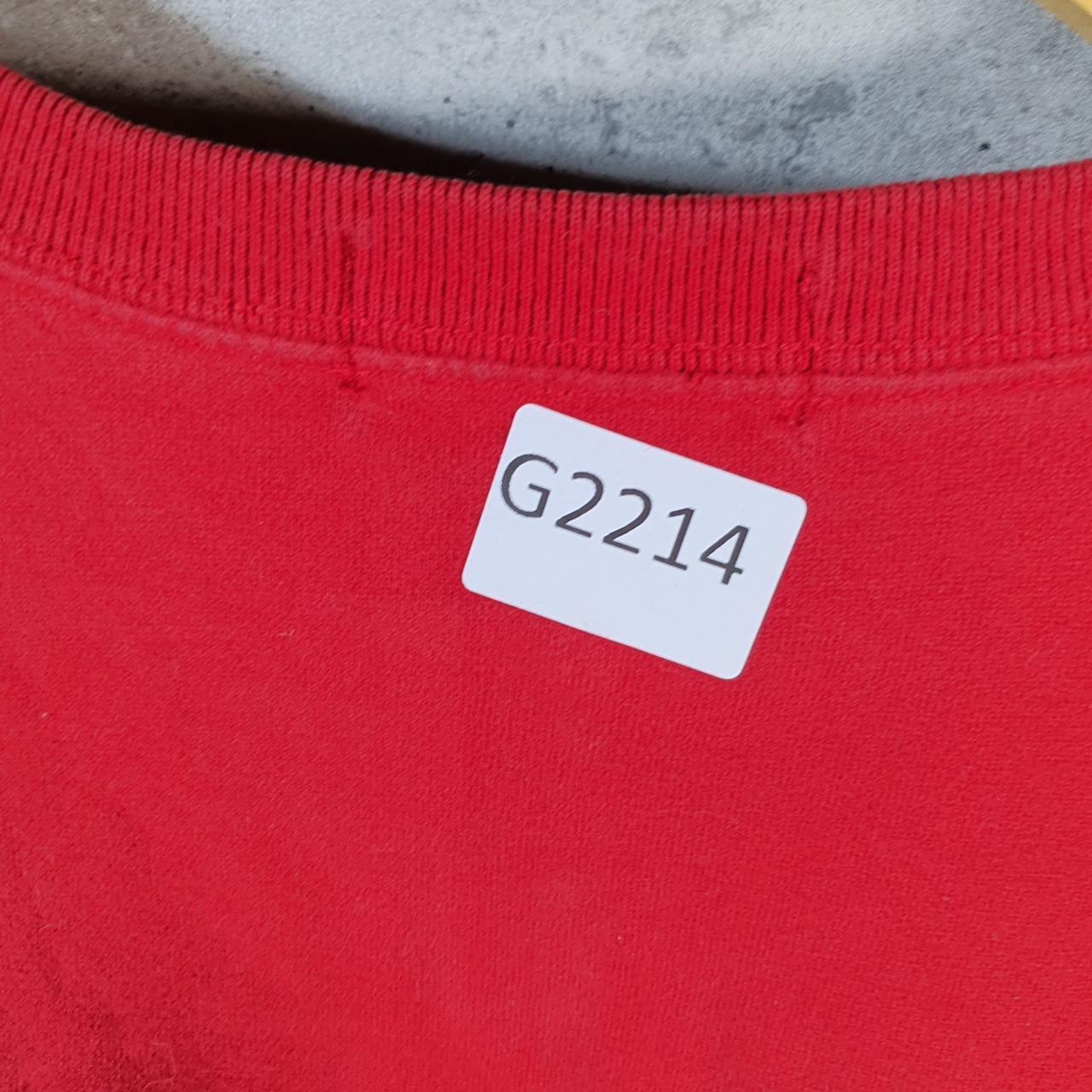 Vintage Ralph Lauren Polo Sweatshirt Men’s Small Red Boxy Baggy Cotton Pullover Pony