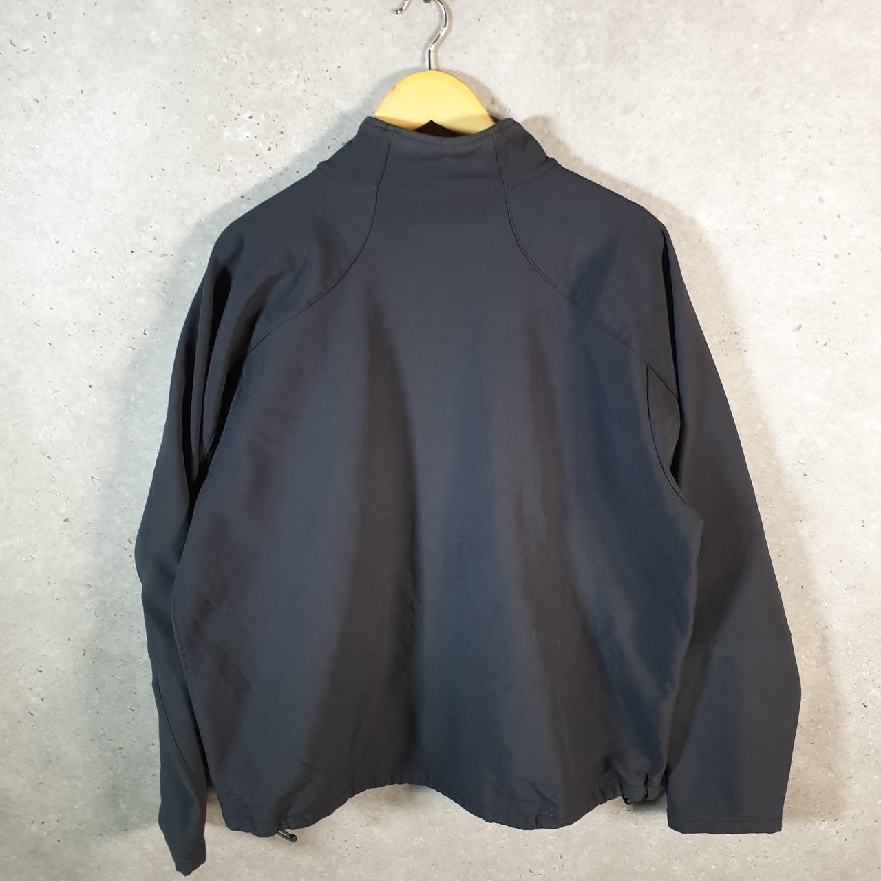 Vintage L.L. Bean Outdoors Nylon Jacket Mens XL Black Shell Soft Waterproof