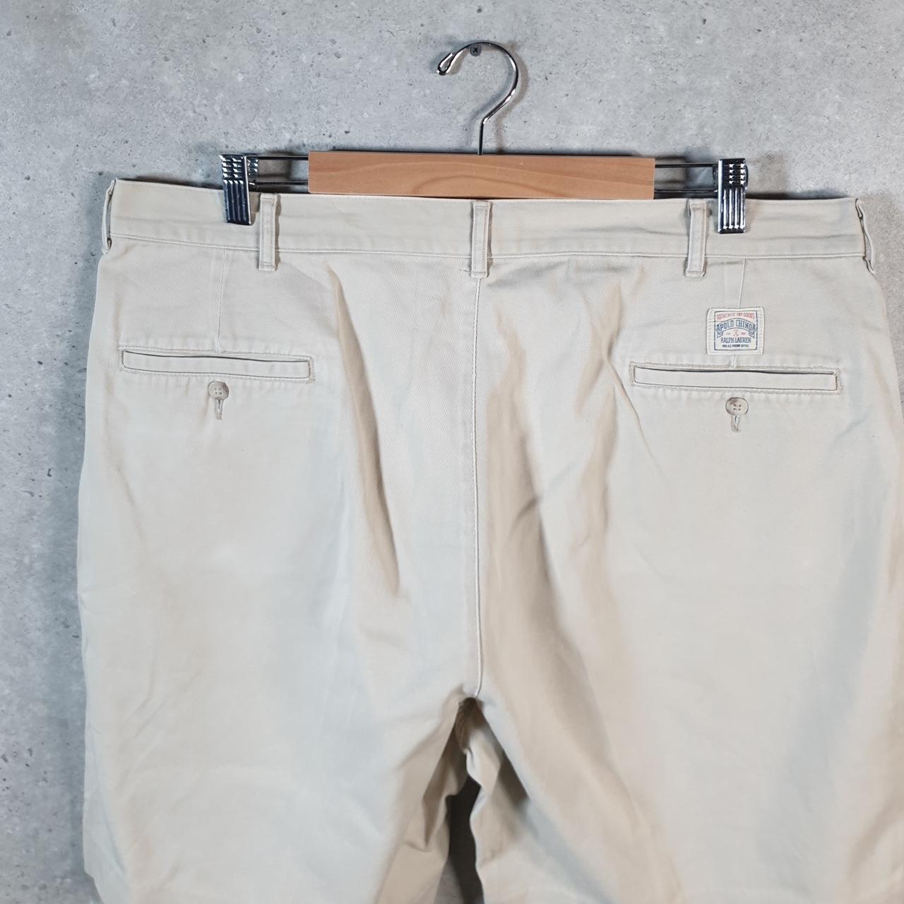 Vintage Ralph Lauren Polo Shorts Jorts Chino Cargo Men’s W40 Brown Baggy Cotton A4366