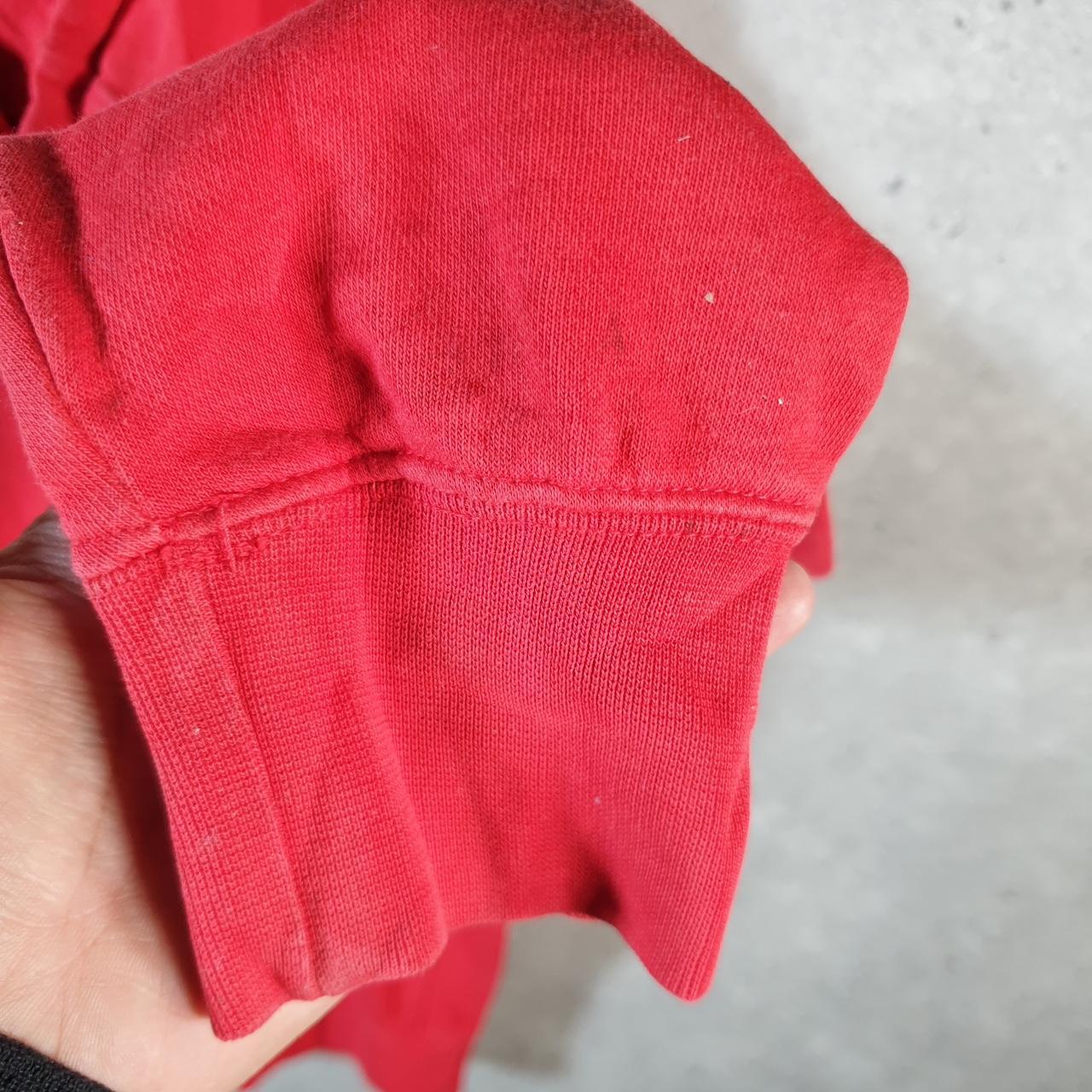 Vintage Nike Club Spellout Hoodie Men’s Medium Red Swoosh Y2K Pullover