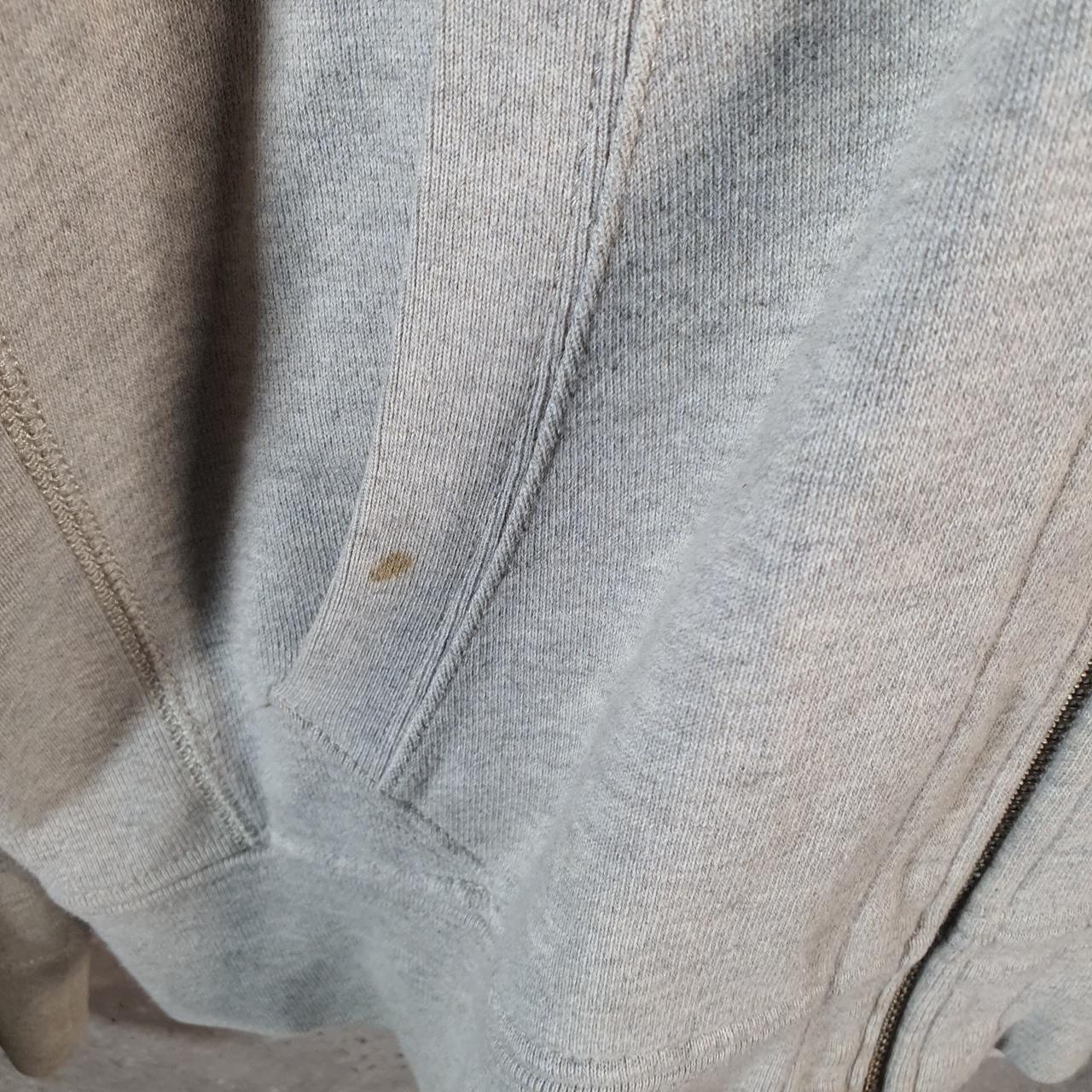 Vintage Ralph Lauren Polo Heavyweight Hoodie Men’s Large Grey Cotton Full Zip Pony