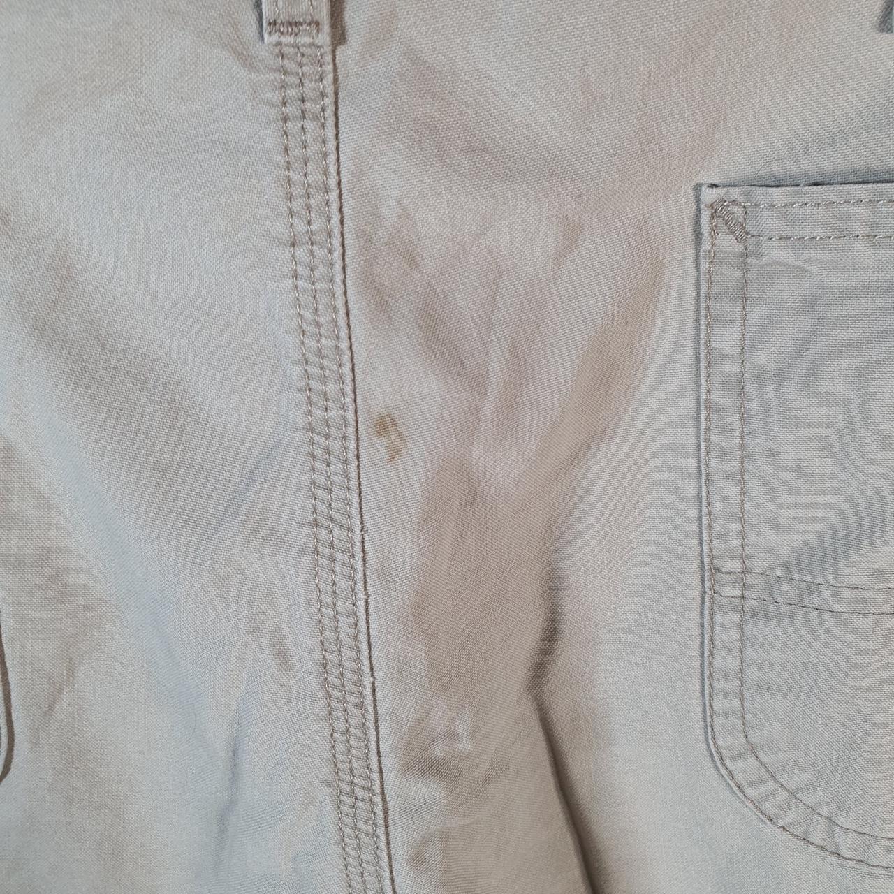 Vintage Carhartt Baggy Carpenter Shorts Jorts Cargo Men’s W38 Beige Relaxed Fit Workwear A4864