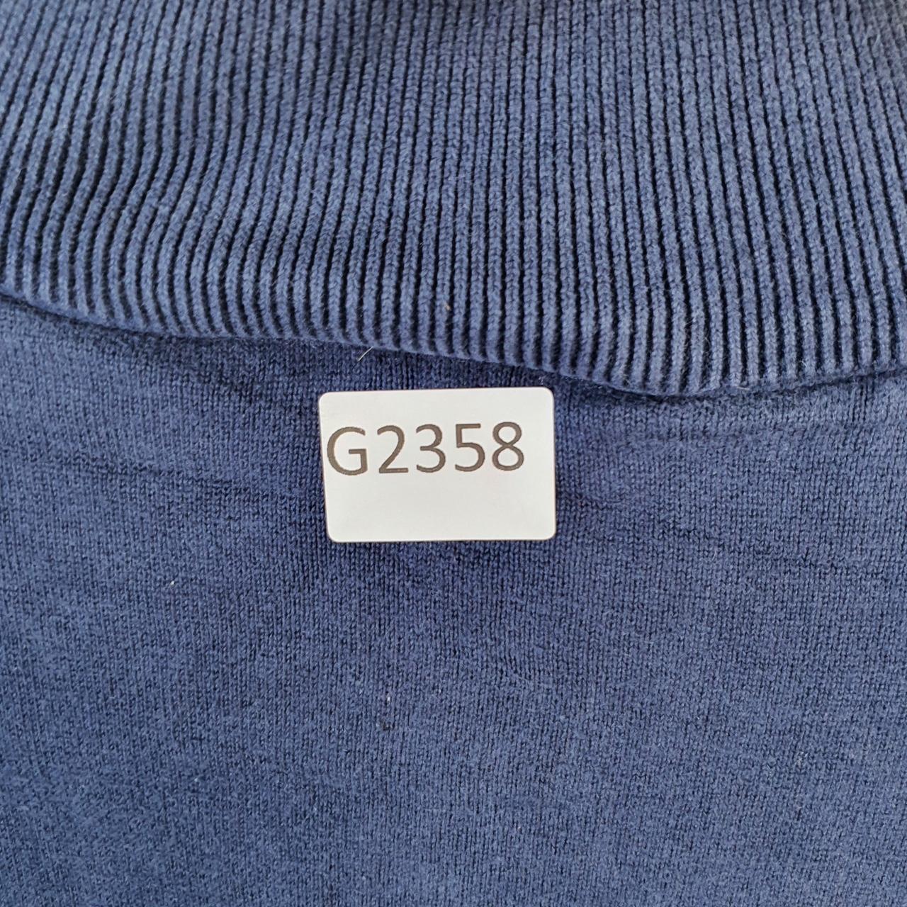 Vintage Fila 1/4 Zip Knit Sweater Men’s Medium Blue Y2K Pullover Casual