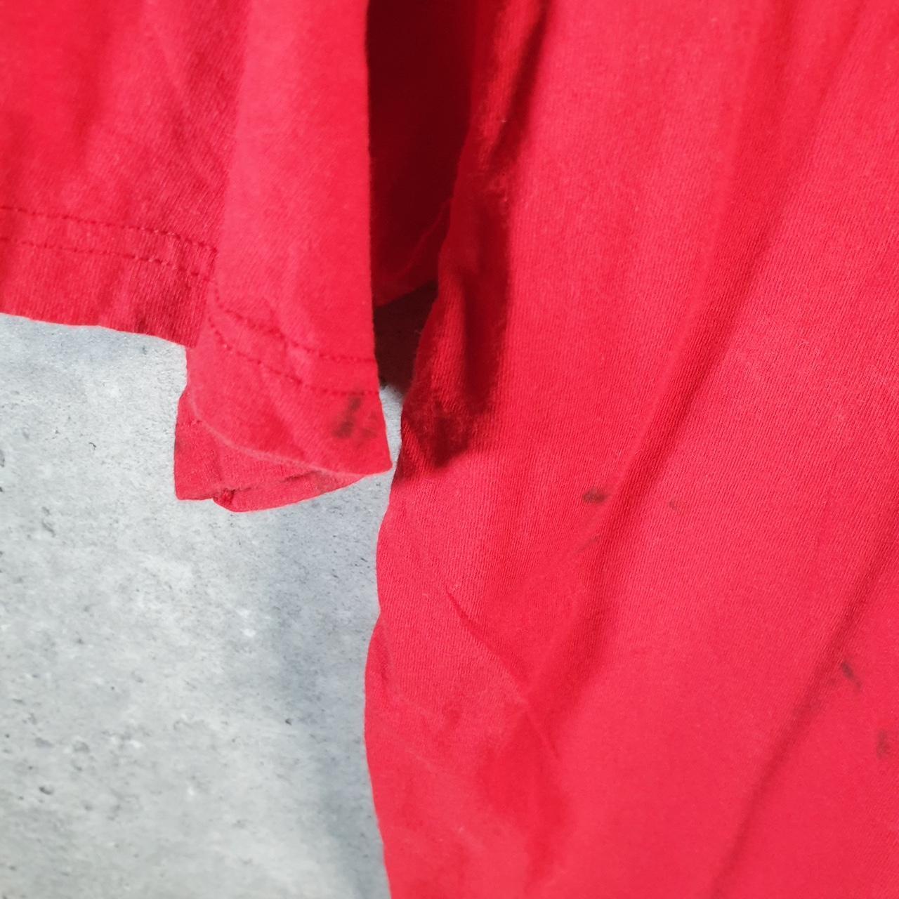 Vintage Adidas Go To Tee T Shirt Men’s Large Graphic Red Three Stripes Logo Athletic