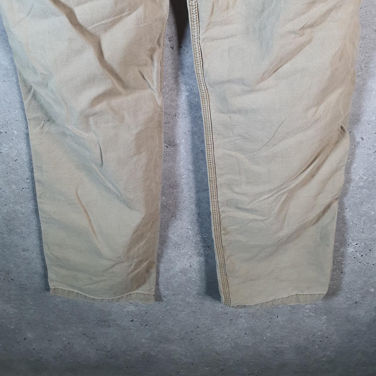 Vintage Carhartt Carpenter Trousers Mens W36 L34 Brown Relaxed Fit Workwear USA