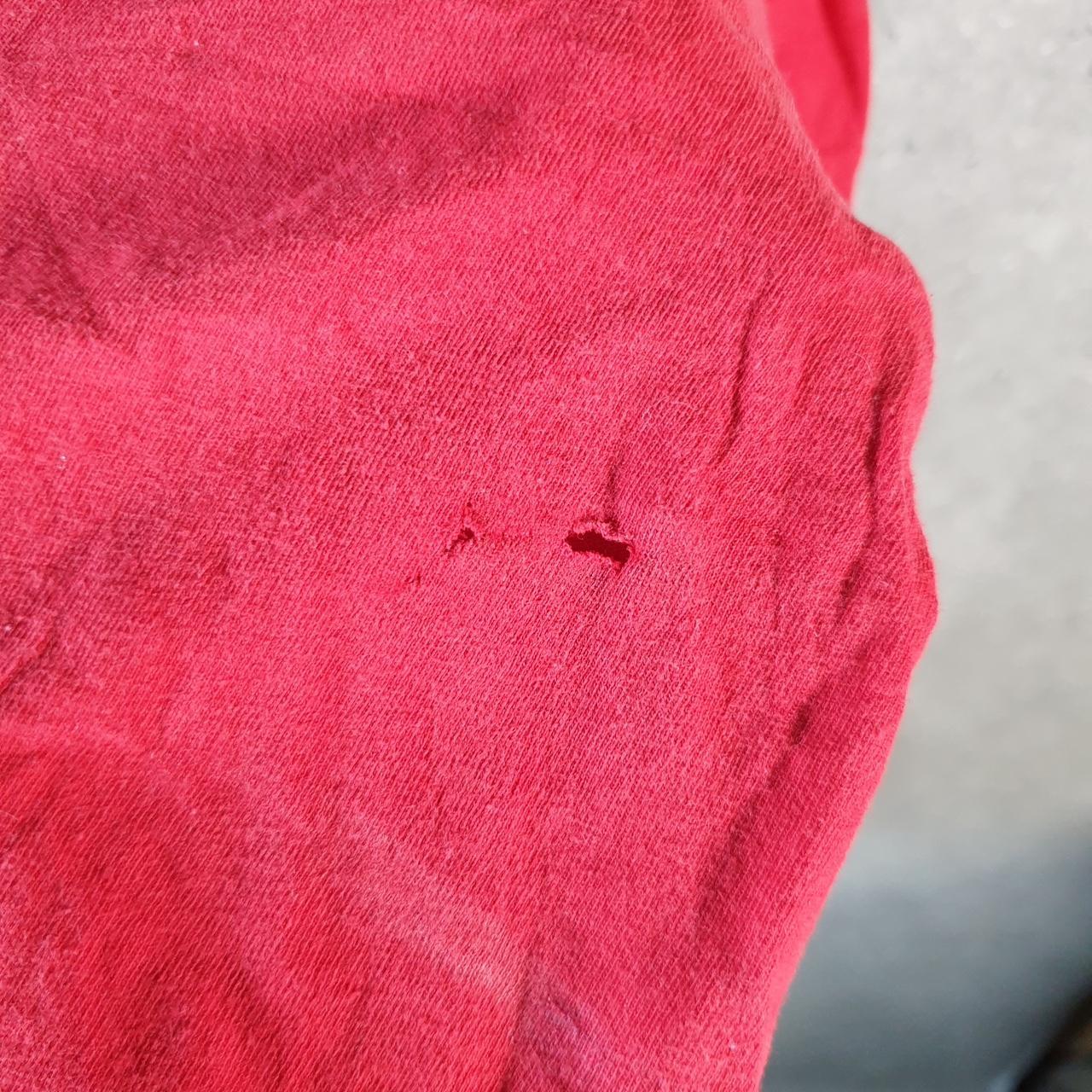 Vintage Adidas Go To Tee T Shirt Mens XL Red Three Stripes Logo Athletic