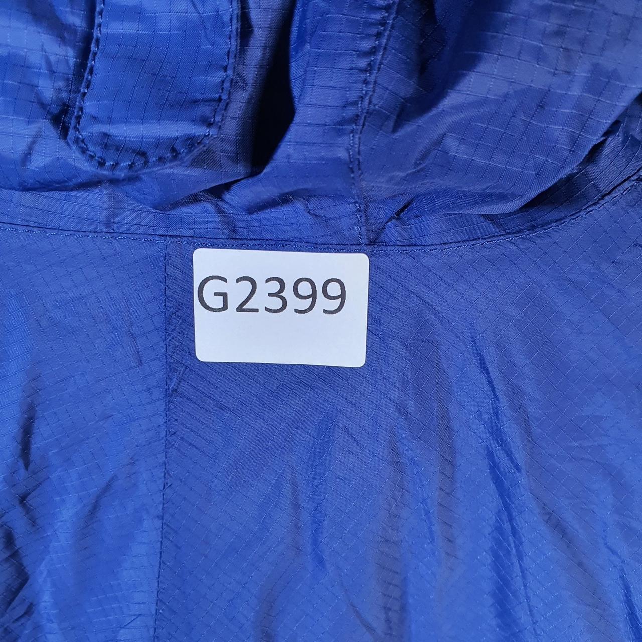 Vintage L.L. Bean Outdoors Nylon Jacket Mens Large Blue Waterproof Hooded