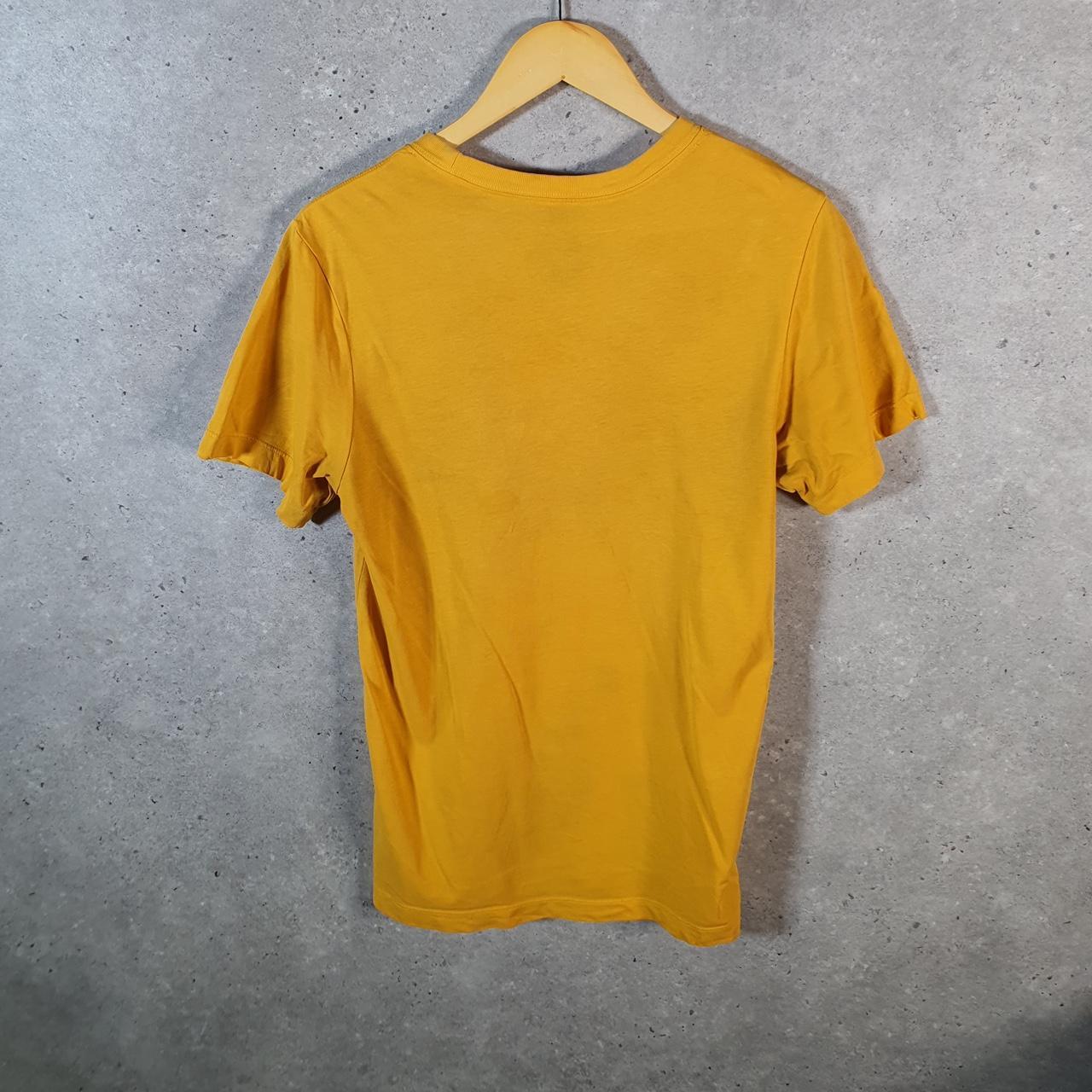 Vintage Nike Dri Fit Panther Pitt Football T Shirt Men’s Small Yellow Spellout Swoosh Athletic