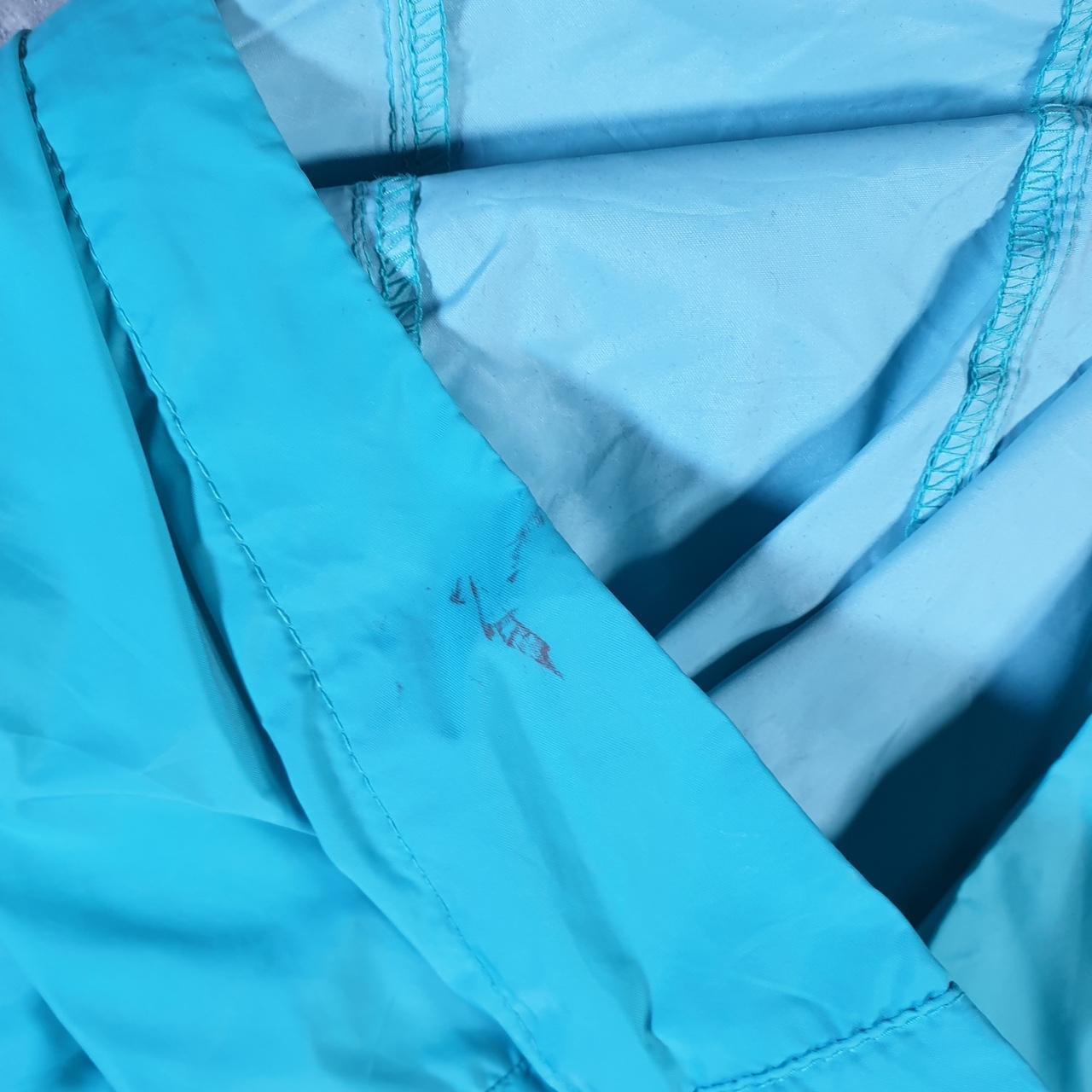 Vintage Columbia Windbreaker Track Jacket Womens Large Blue USA Athletic