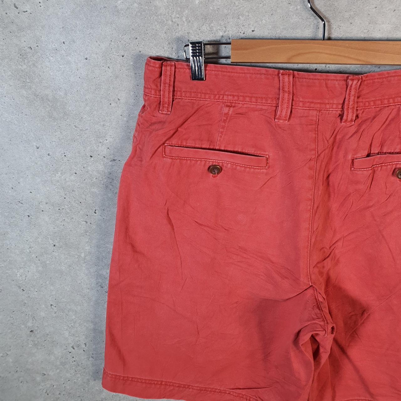 Vintage Izod Golf Chino Shorts Jorts Cargo Men’s W36 Red Baggy Cotton