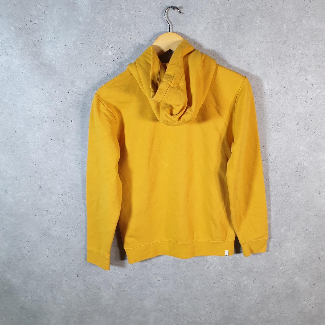 Quiksilver Graphic Hoodie Womens Medium Yellow Pullover