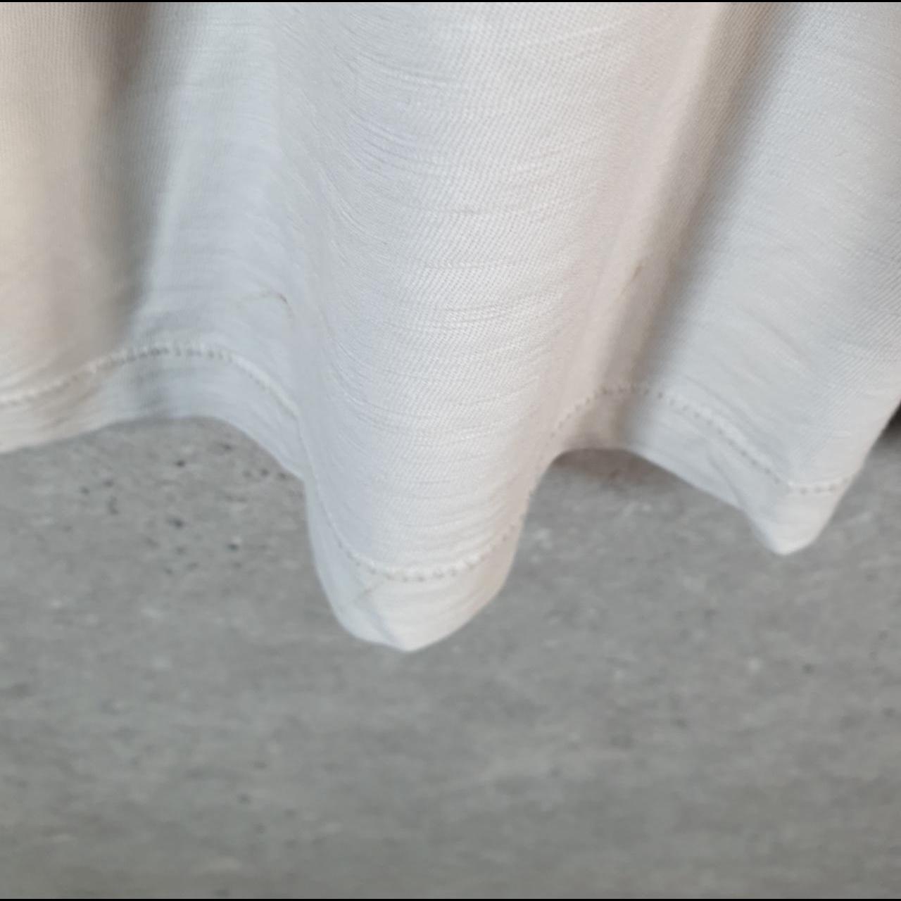 Vintage Calvin Klein Spellout Blank T Shirt Men’s Medium Beige Casual Sports