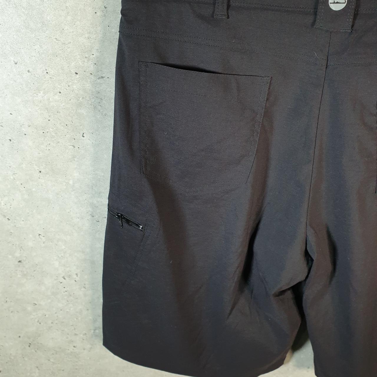 Vintage Wrangler Shorts Jorts Cargo Men’s W38 Relaxed Black Baggy Cotton