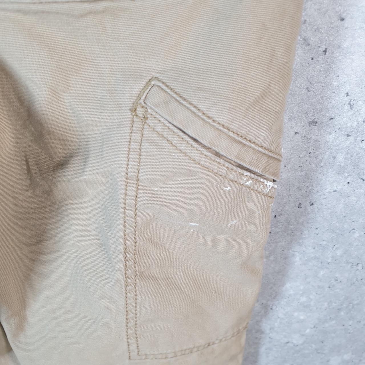 Vintage Carhartt Carpenter Trousers Mens W34 L34 Brown Relaxed Fit Workwear USA