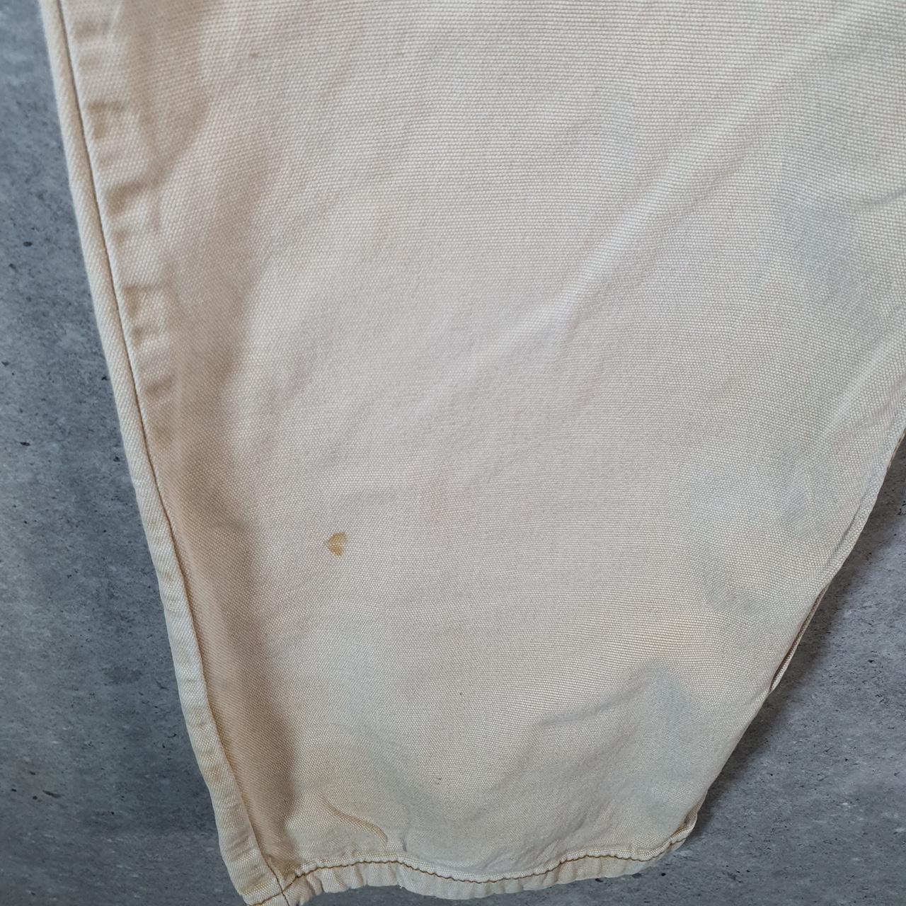 Vintage Carhartt Carpenter Trousers Mens W33 L31 Brown Relaxed Fit Workwear