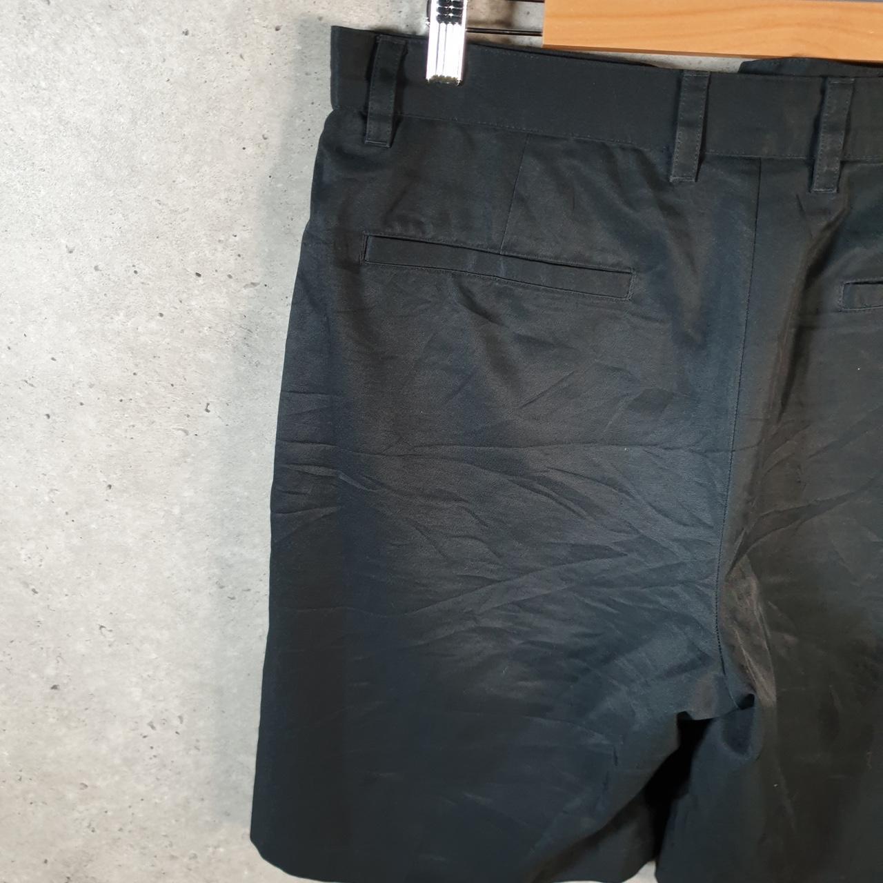 Vintage Izod Golf Chino Shorts Jorts Cargo Men’s W36 Black Baggy Cotton