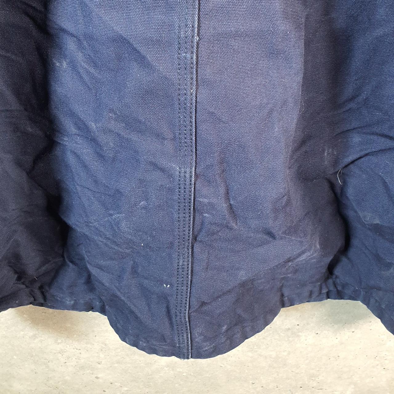 Vintage Carhartt FR Work Duck Lined Jacket Men’s 3XL Blue Workwear Canvas USA G2105