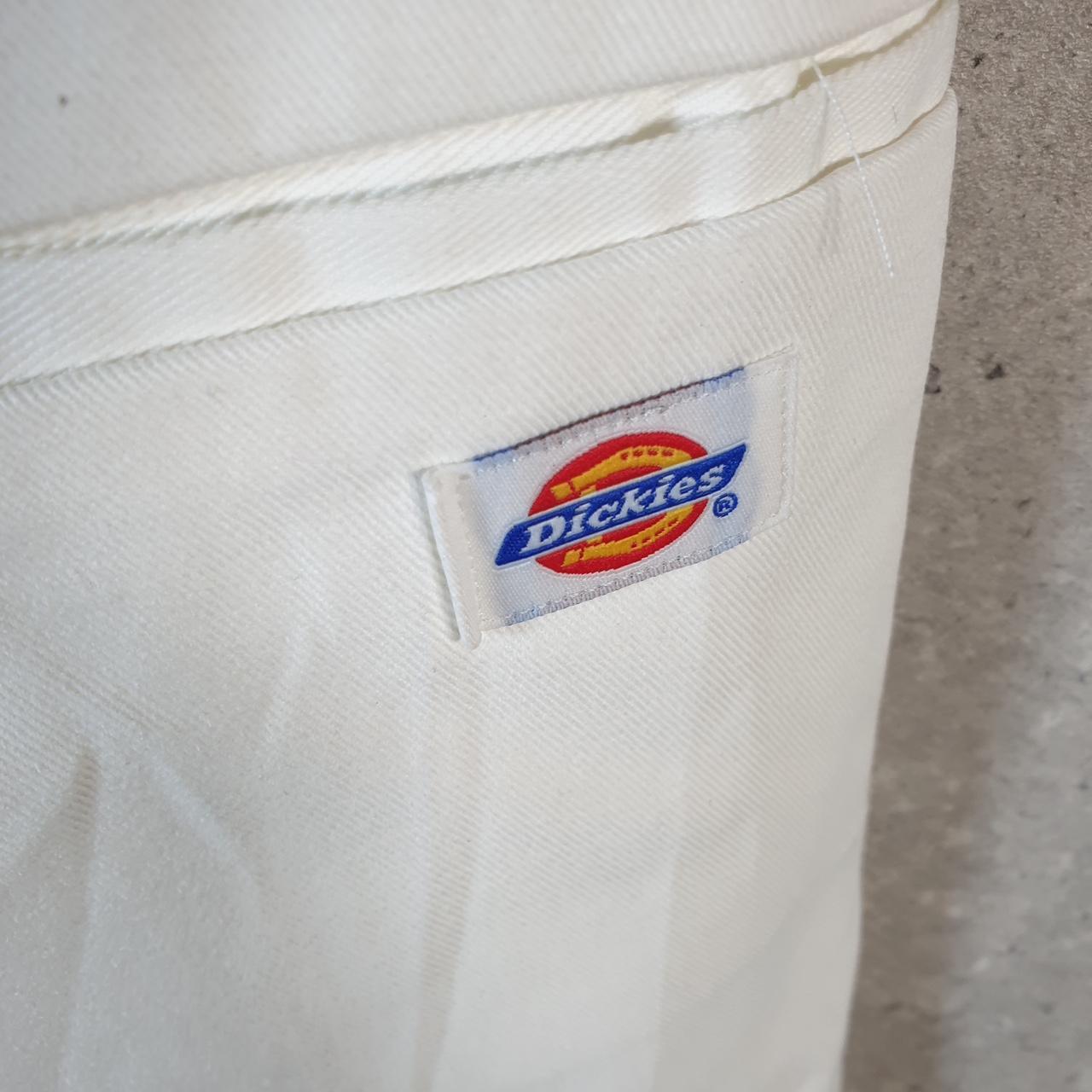Vintage Dickies Baggy Chino Shorts Jorts Cargo Mens W34 White Loose Fit