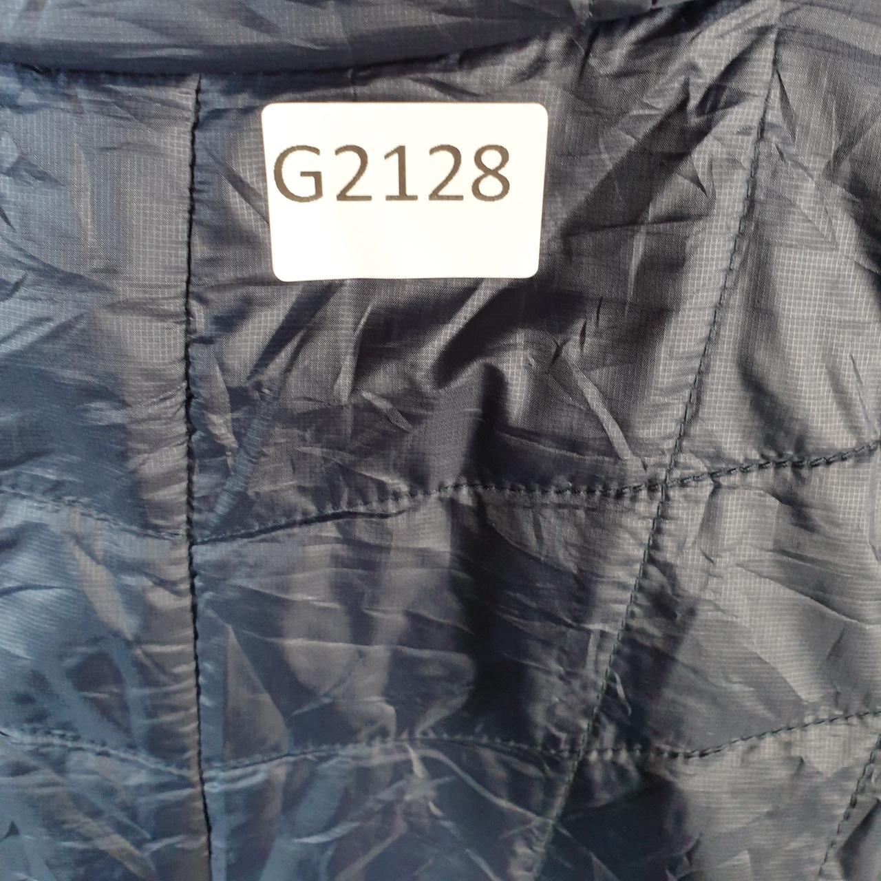 Vintage L.L. Bean Puffer Jacket Womens XL Navy Blue Hooded Waterproof Shell