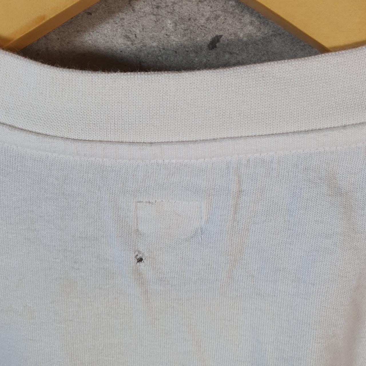 Vintage Adidas Trefoil Retro T Shirt Men’s Large White Three Stripes Logo