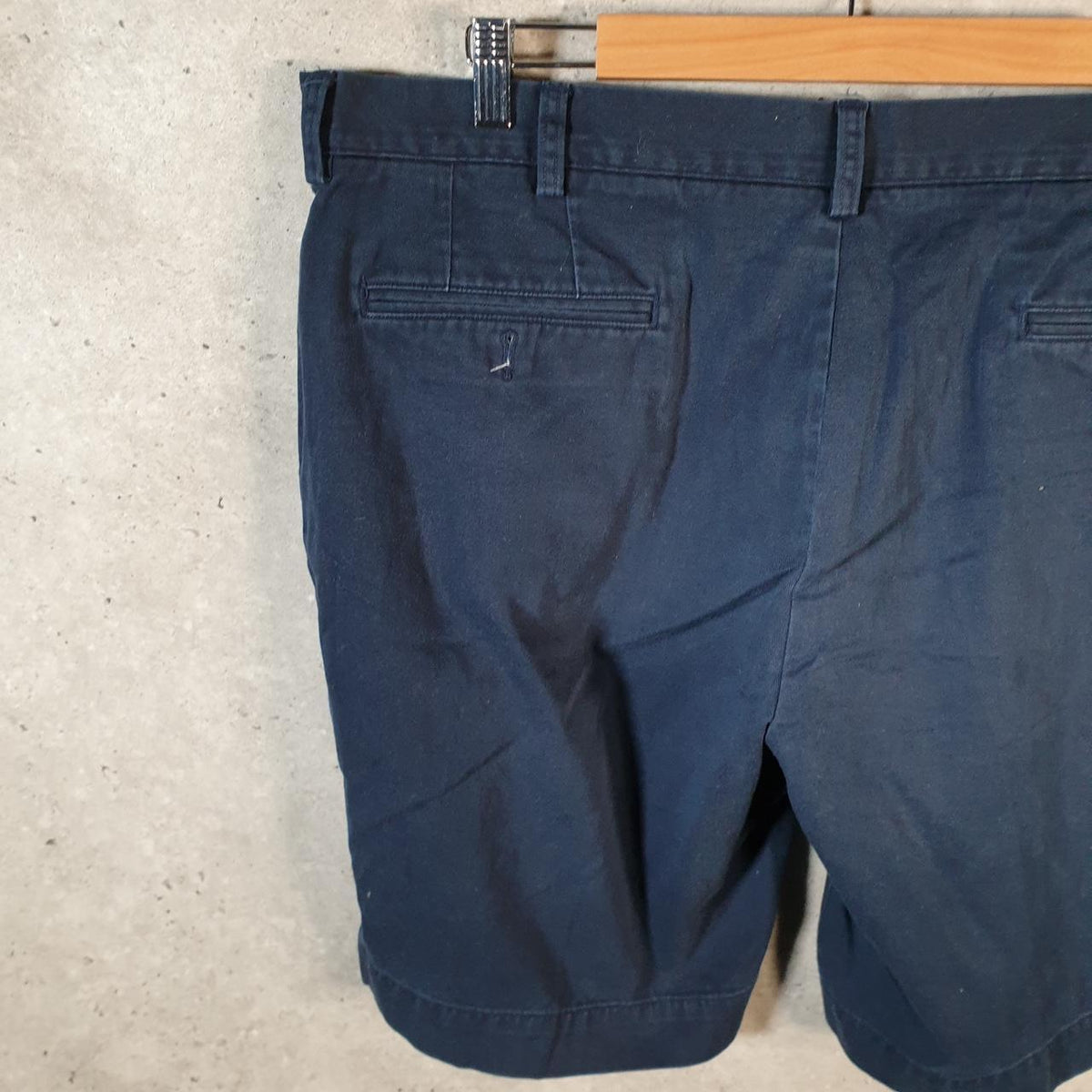 Vintage Ralph Lauren Polo Shorts Jorts Chino Cargo Men’s W40 Navy Blue Baggy Cotton