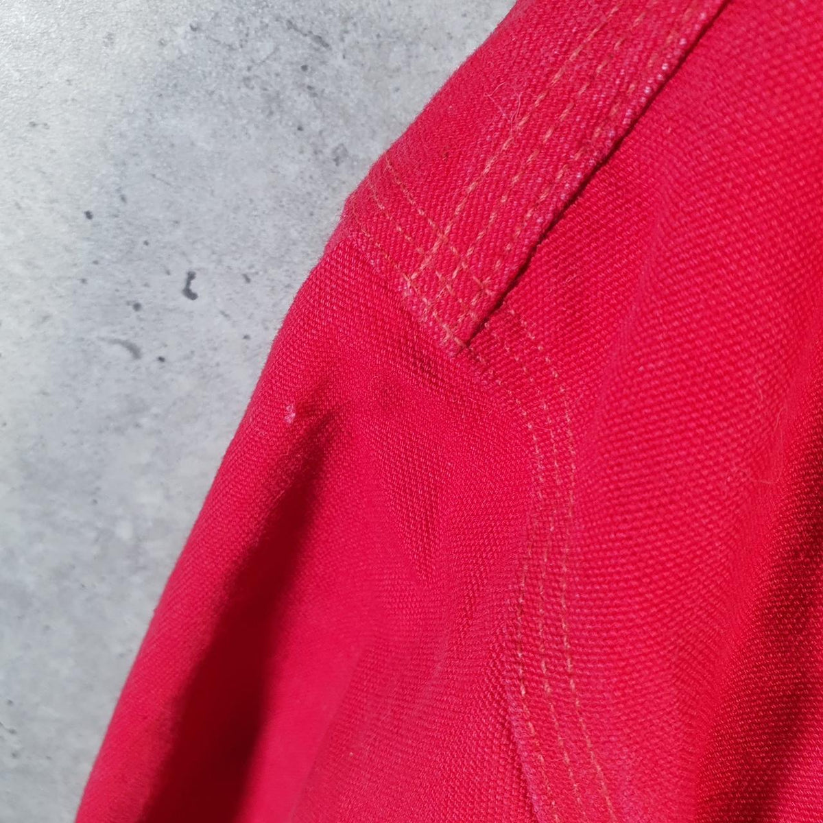 Vintage Carhartt 90s Active Hooded Jacket Men’s XL Red Workwear J03RED Canvas USA Big Fish Vintage