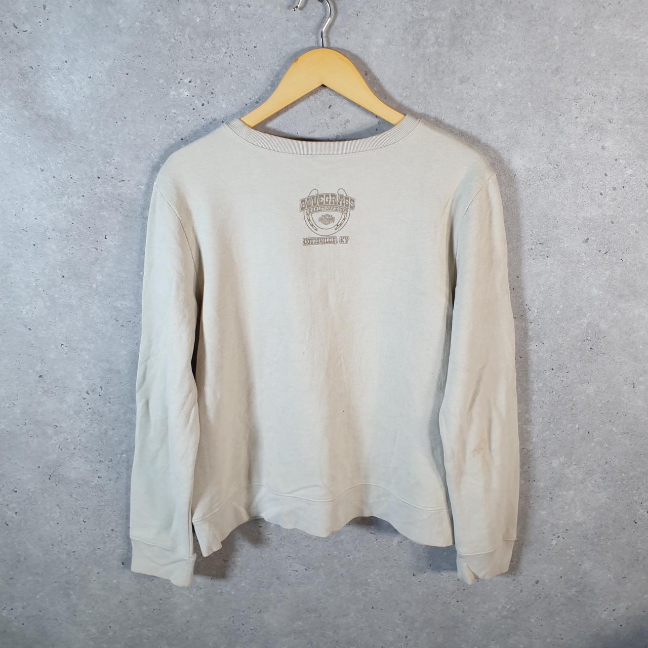 Vintage Harley Davidson Louisville Bluegrass 2006 Ky Sweatshirt Womens XL Brown