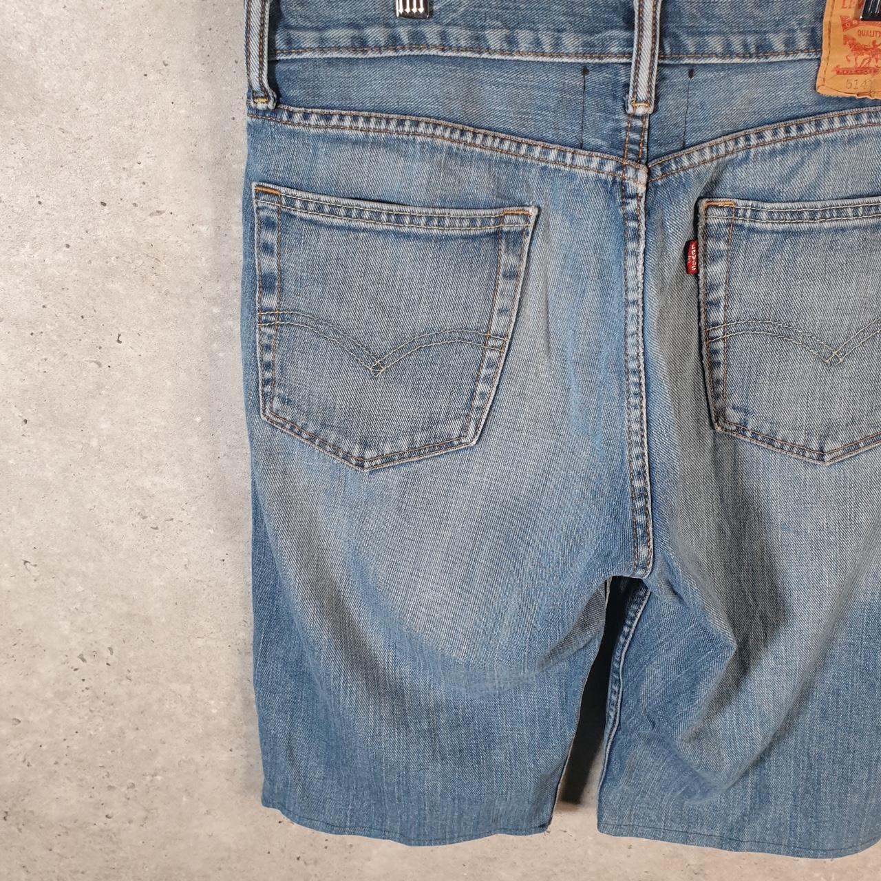 Vintage Levi’s 512 Baggy Shorts Jorts Cargo Mens W32 Blue Relaxed Denim