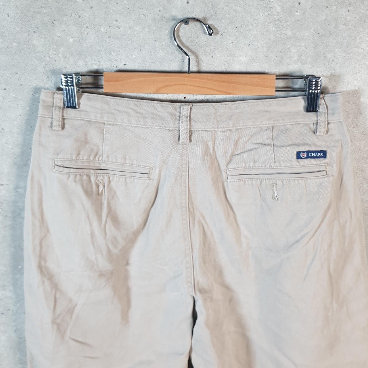 Vintage Chaps Ralph Lauren Chino Shorts Jorts Cargo Men’s W32 Brown Baggy Cotton A4268