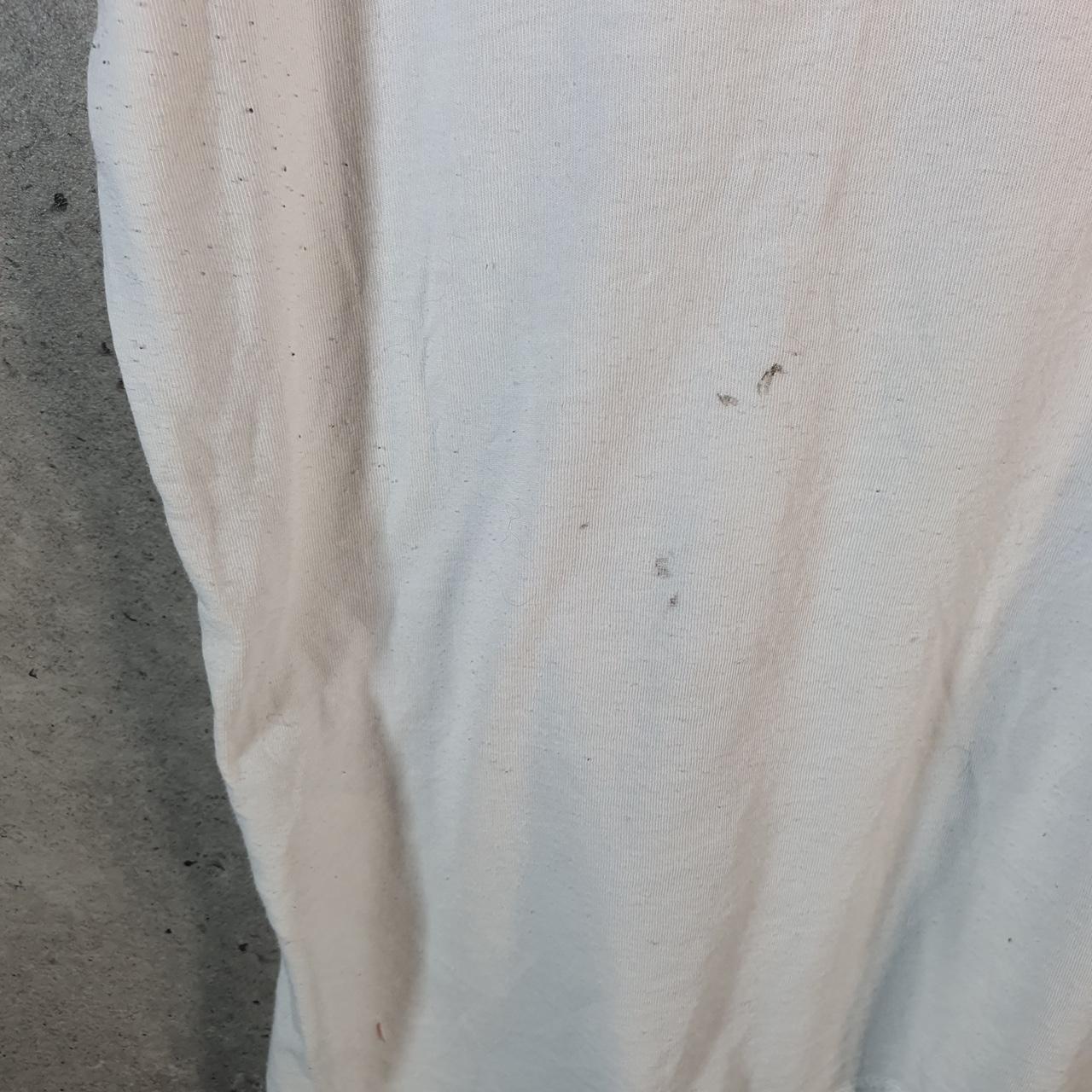 Vintage Nike Spellout T Shirt Men’s Medium White Logo Swoosh Skinny Fit Athletic