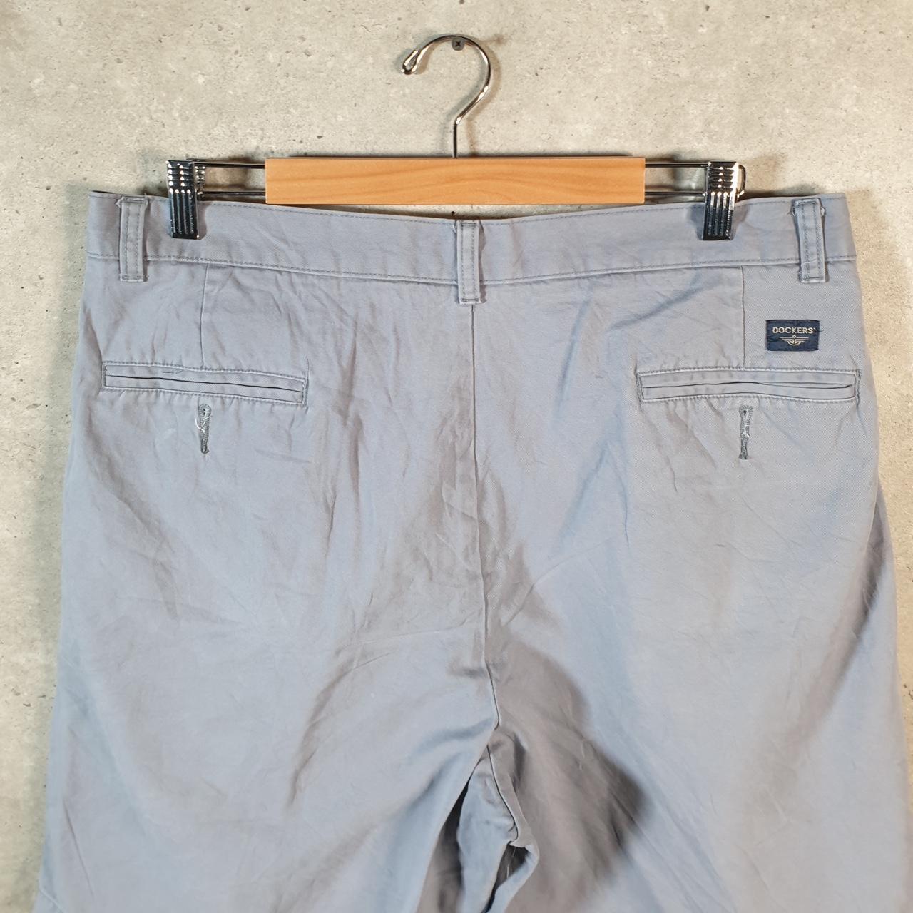 Vintage Dockers Chino Shorts Jorts Cargo Men’s W36 Grey Baggy Cotton A4287