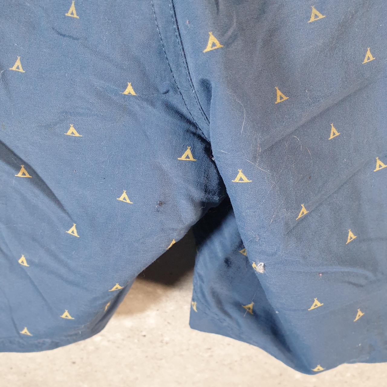 Vintage The North Face TNF Shorts Jorts Chino Cargo Men’s Medium Blue AOP Baggy Cotton