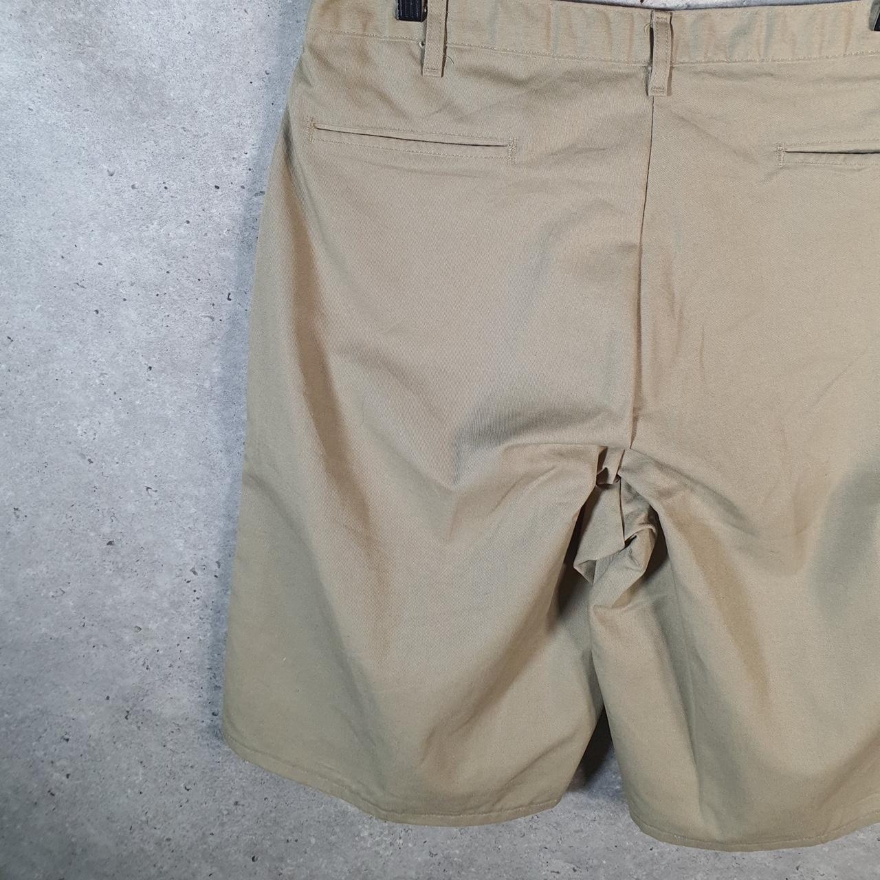 Vintage Dickies Baggy Chino Shorts Jorts Cargo Mens W38 Brown Relaxed Fit