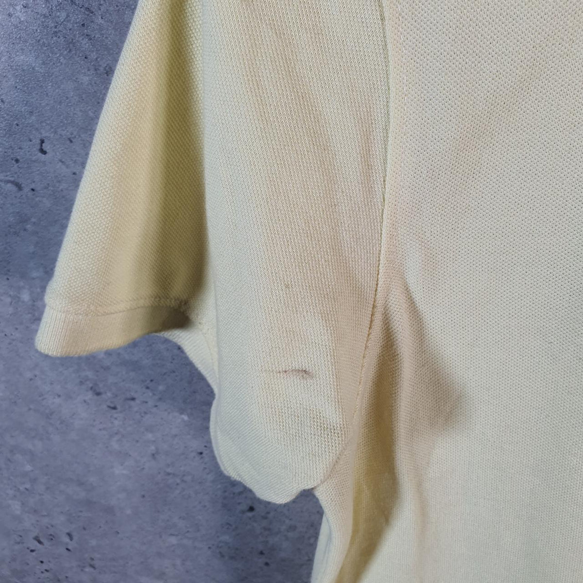 Vintage Tommy Hilfiger Polo Shirt Men’s Medium Yellow Classic Fit Embroidered Logo