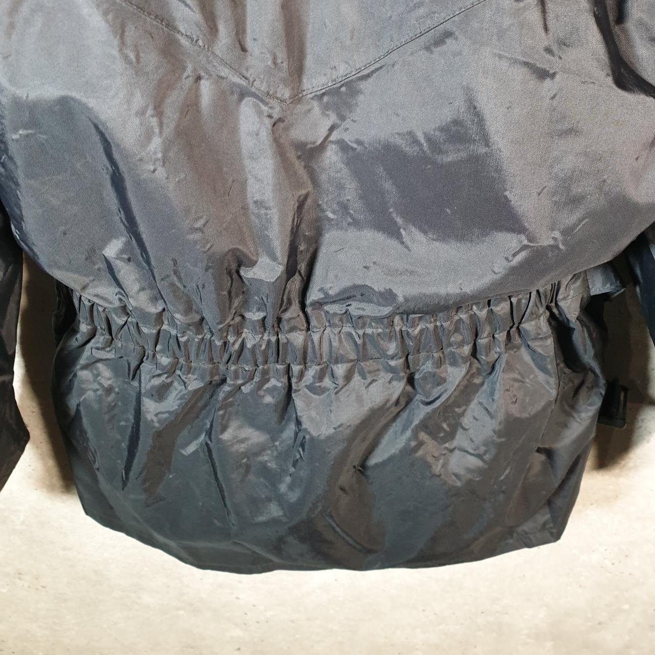 Vintage Pharao Motorcycle Jacket Mens Small Black Armoured Padded Shoulder Elbows