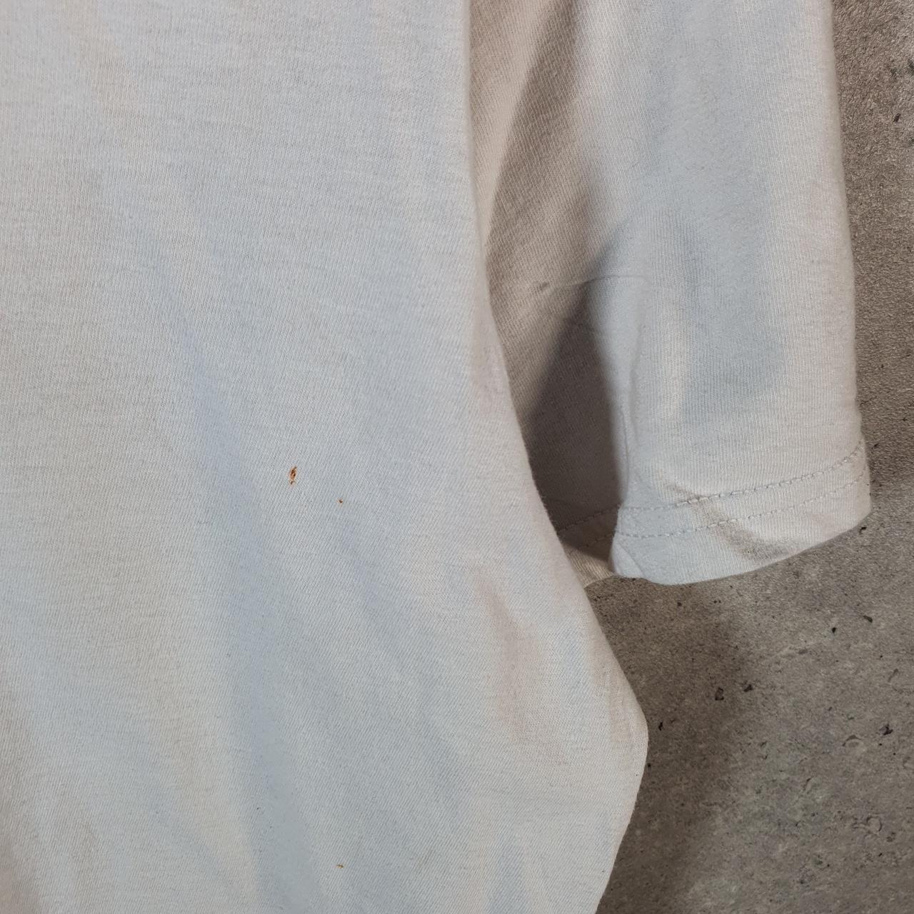 Vintage Adidas Amplifier T Shirt Men’s Large White Three Stripes Logo Athletic