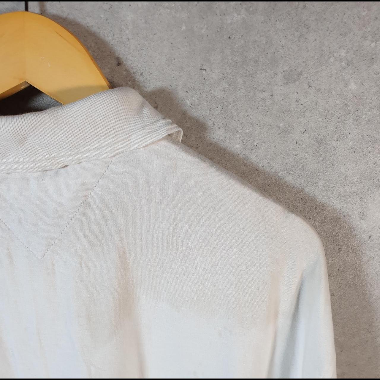 Vintage Tommy Hilfiger Polo Shirt Men’s XL White Classic Fit Embroidered Logo