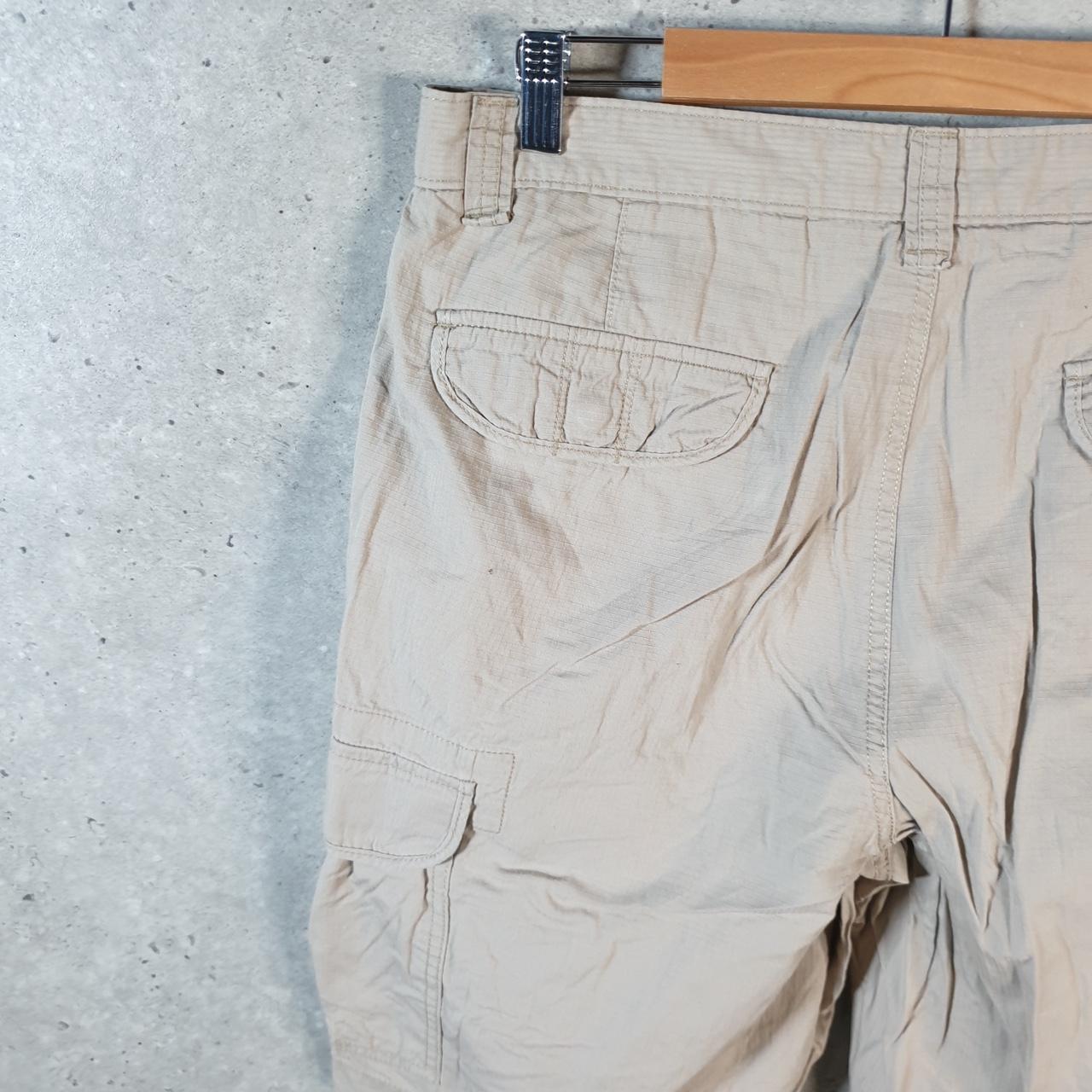Vintage Chaps Ralph Lauren Polo Shorts Jorts Cargo Men’s W34 Brown Baggy Cotton