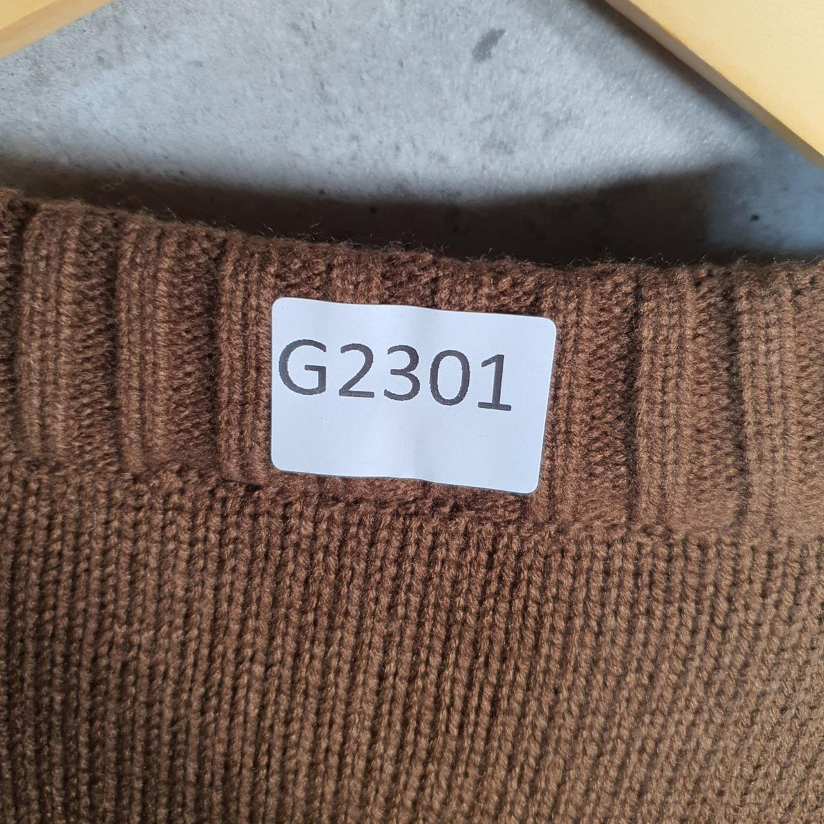 Vintage SouthPole Y2K Spellout Knit Sweater Jumper Mens Large Brown Pullover Hip Hop