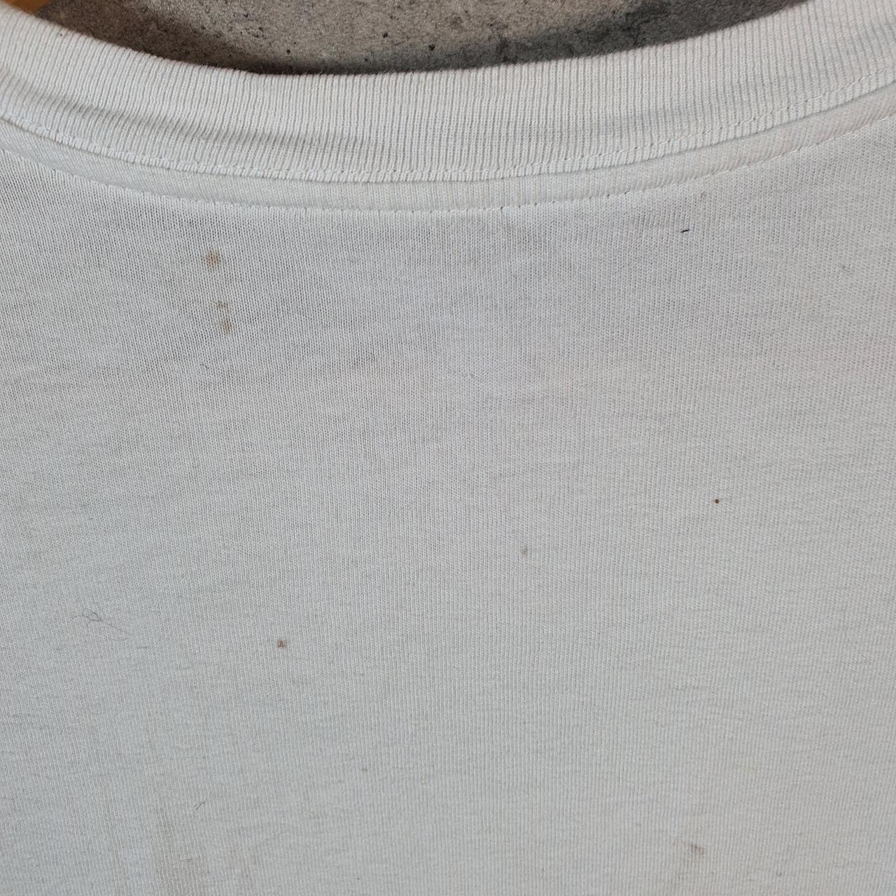 Vintage Nike Club T Shirt Men’s Small White Printed Single Swoosh Logo Athletic Big Fish Vintage