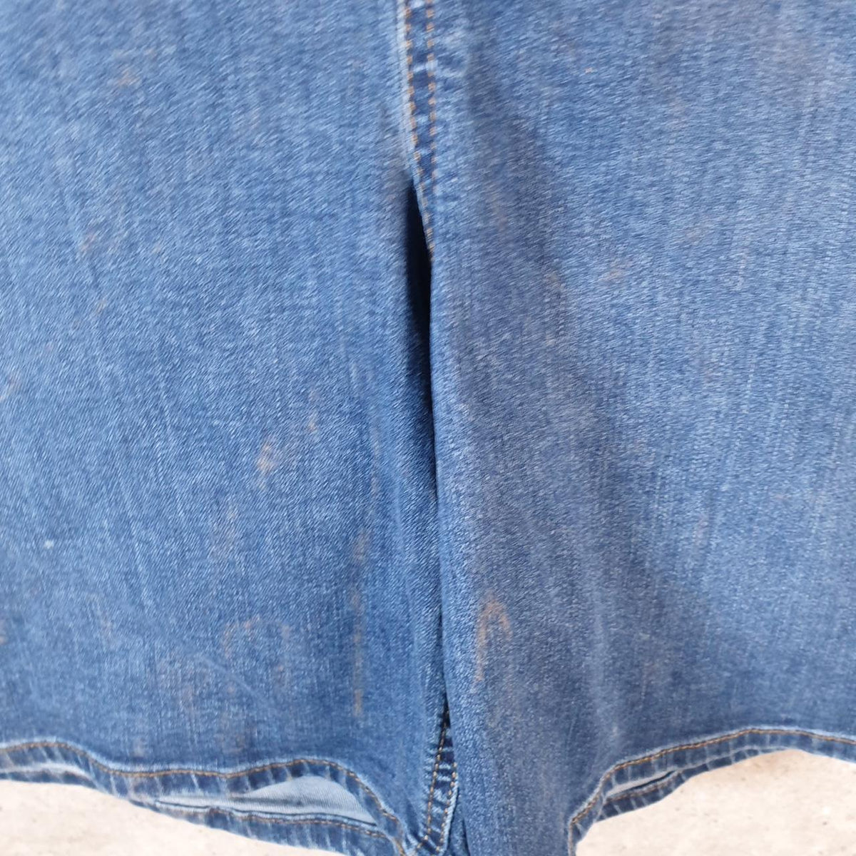 Vintage Lee Baggy Shorts Jorts Cargo Womens W38 Blue Relaxed Denim