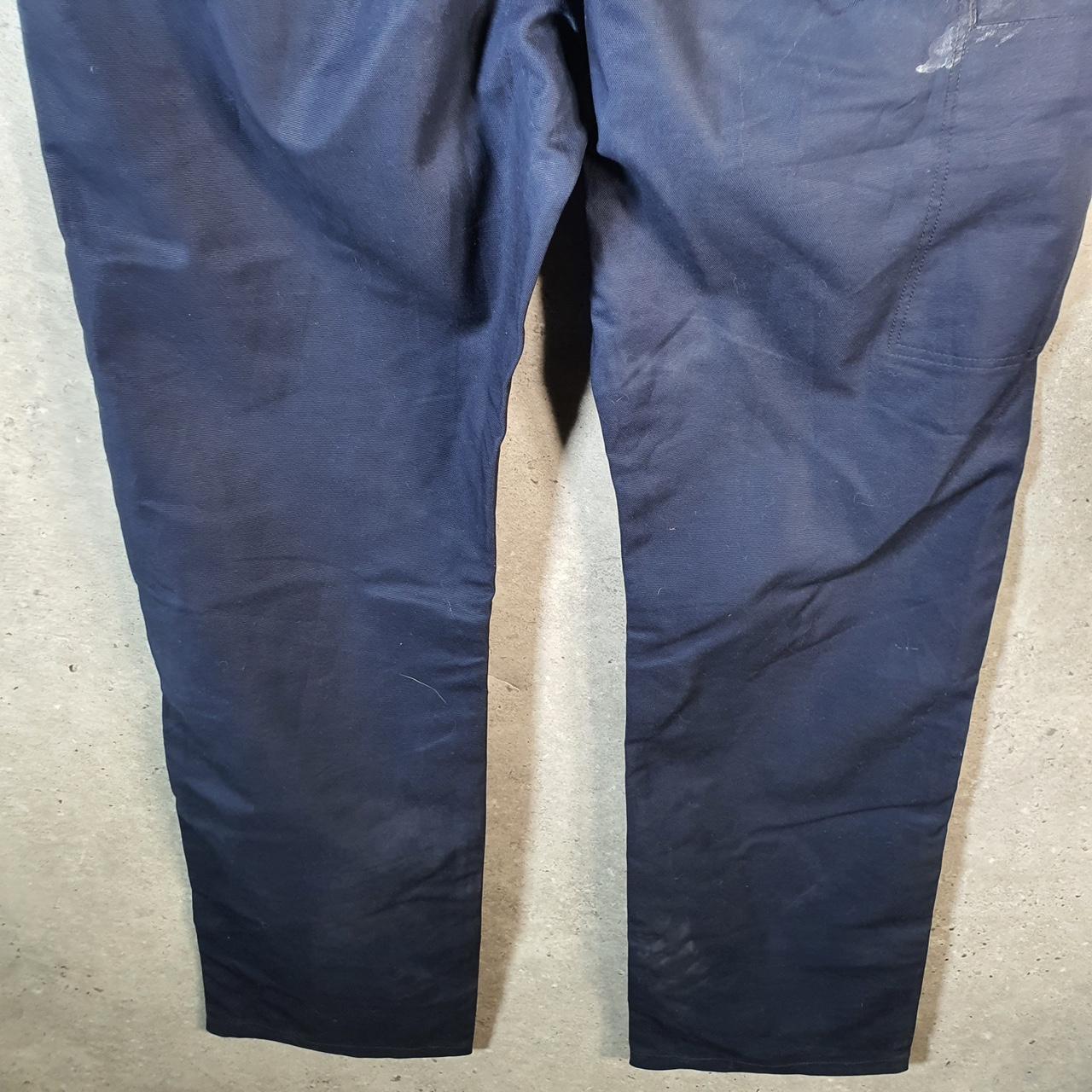 Vintage Carhartt Carpenter Trousers Mens W38 L34 Navy Blue Relaxed Fit Workwear USA