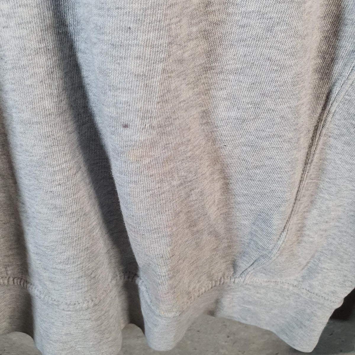 Vintage Ralph Lauren Polo Sweatshirt Men’s XL Grey Cotton Full Zip Pony