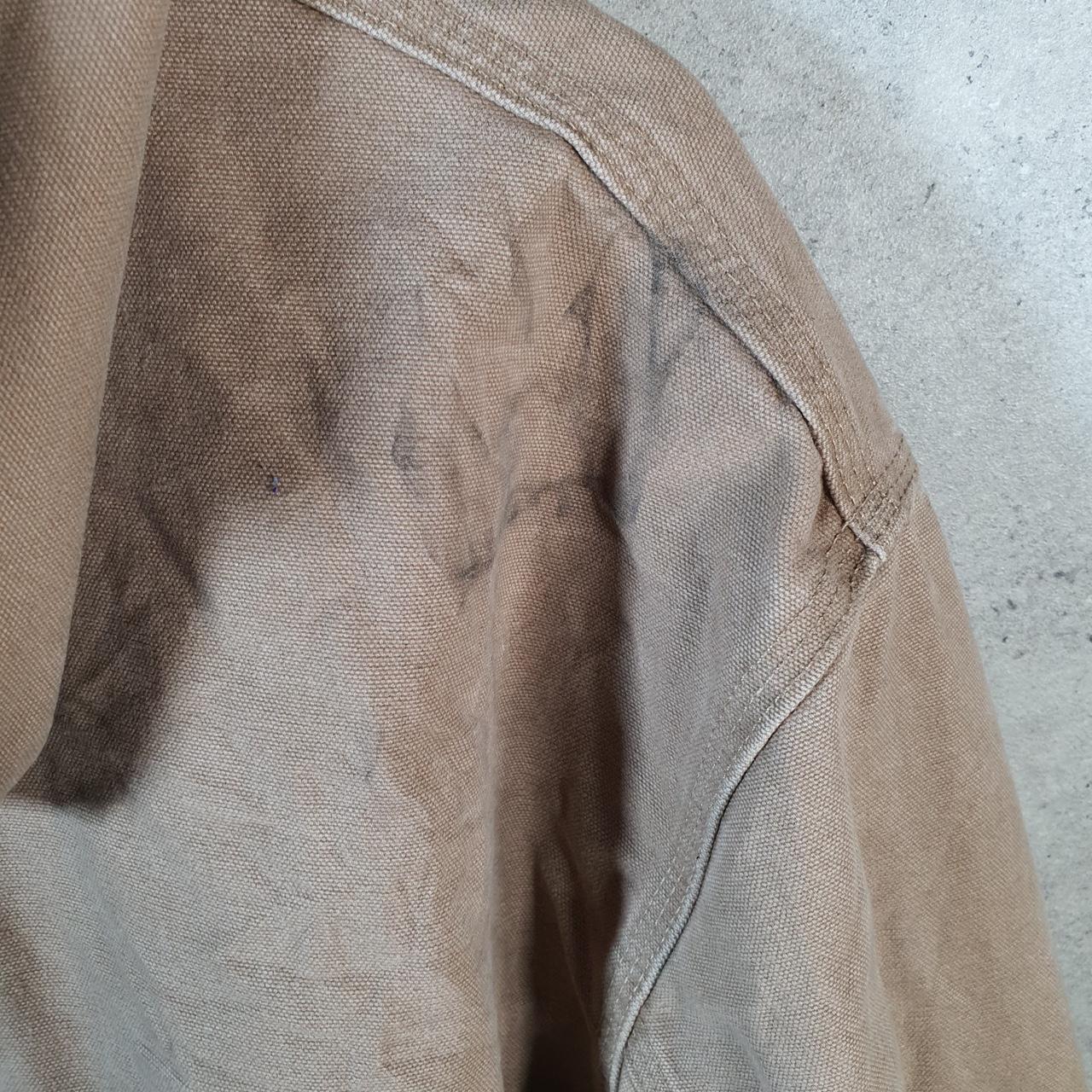 Vintage Carhartt Active Hooded Jacket Men’s XL Brown J25 SDL Workwear Canvas USA G2115