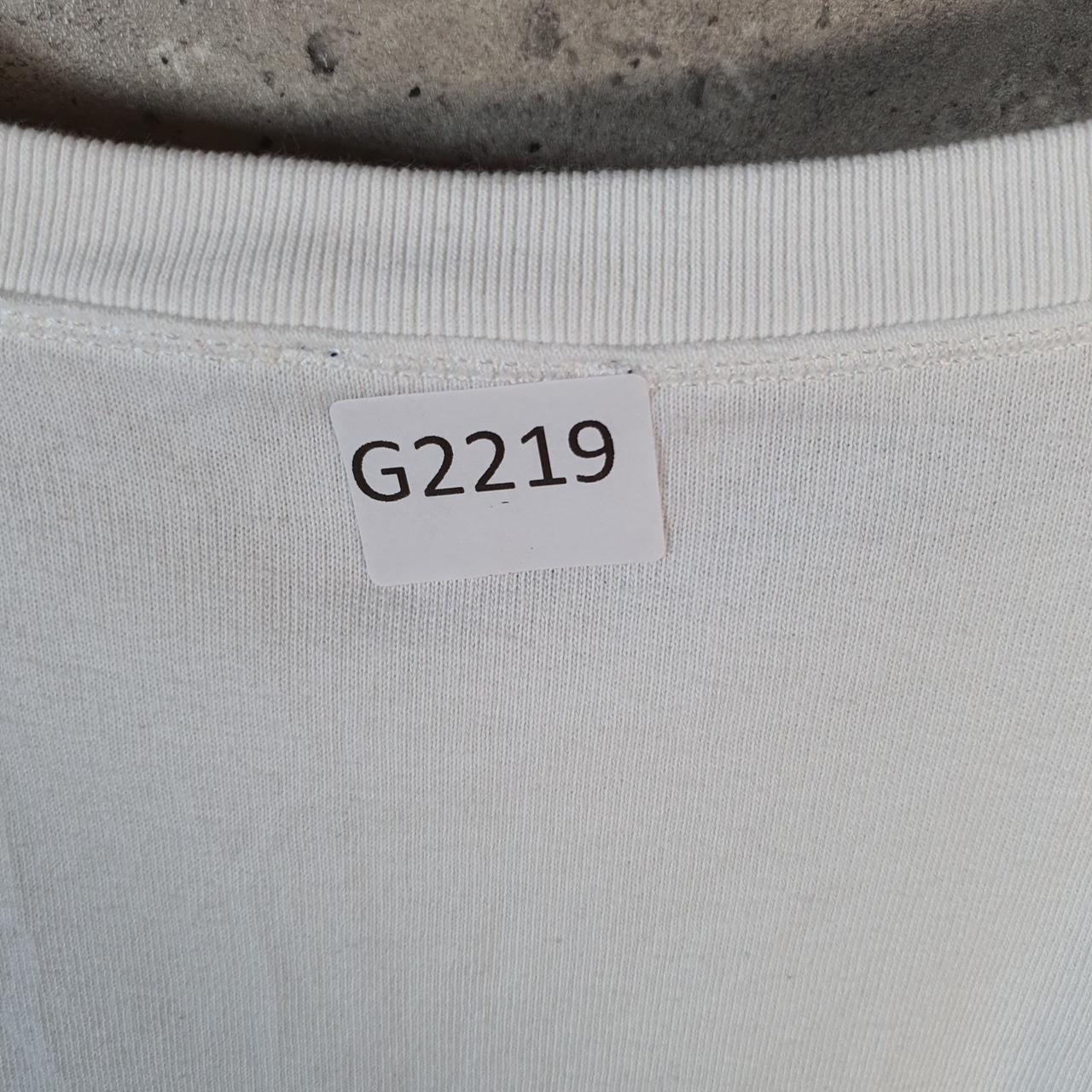 Vintage Ralph Lauren Polo Sweatshirt Womens Large White Embroidered Pullover Pony