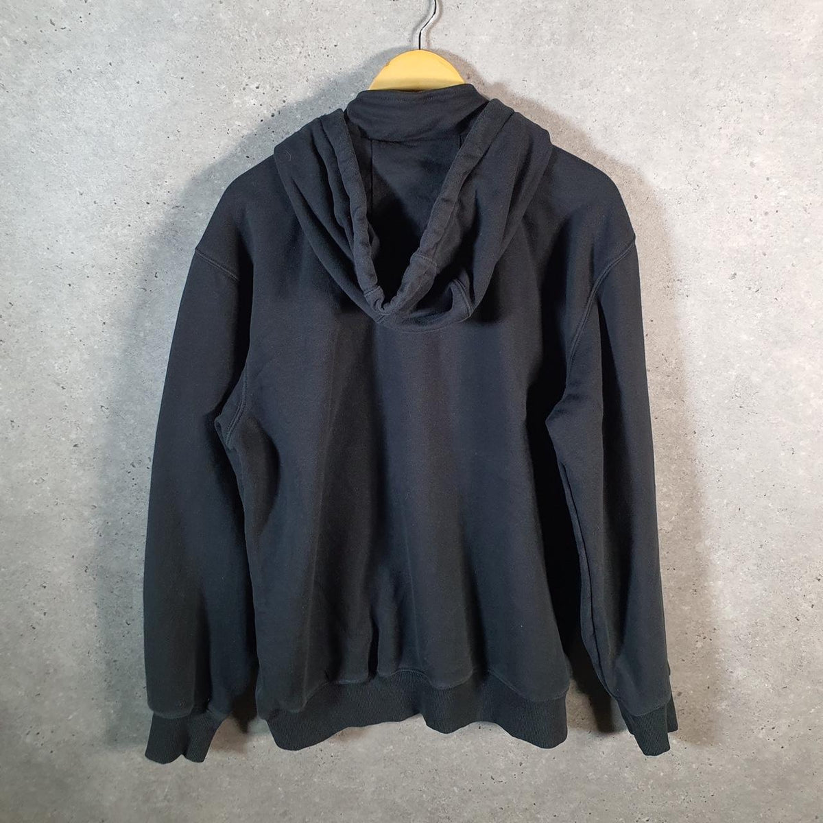 Vintage Carhartt Rain Defender Hoodie Men’s Large Black 1/4 Zip Pullover Blank USA Loose Fit