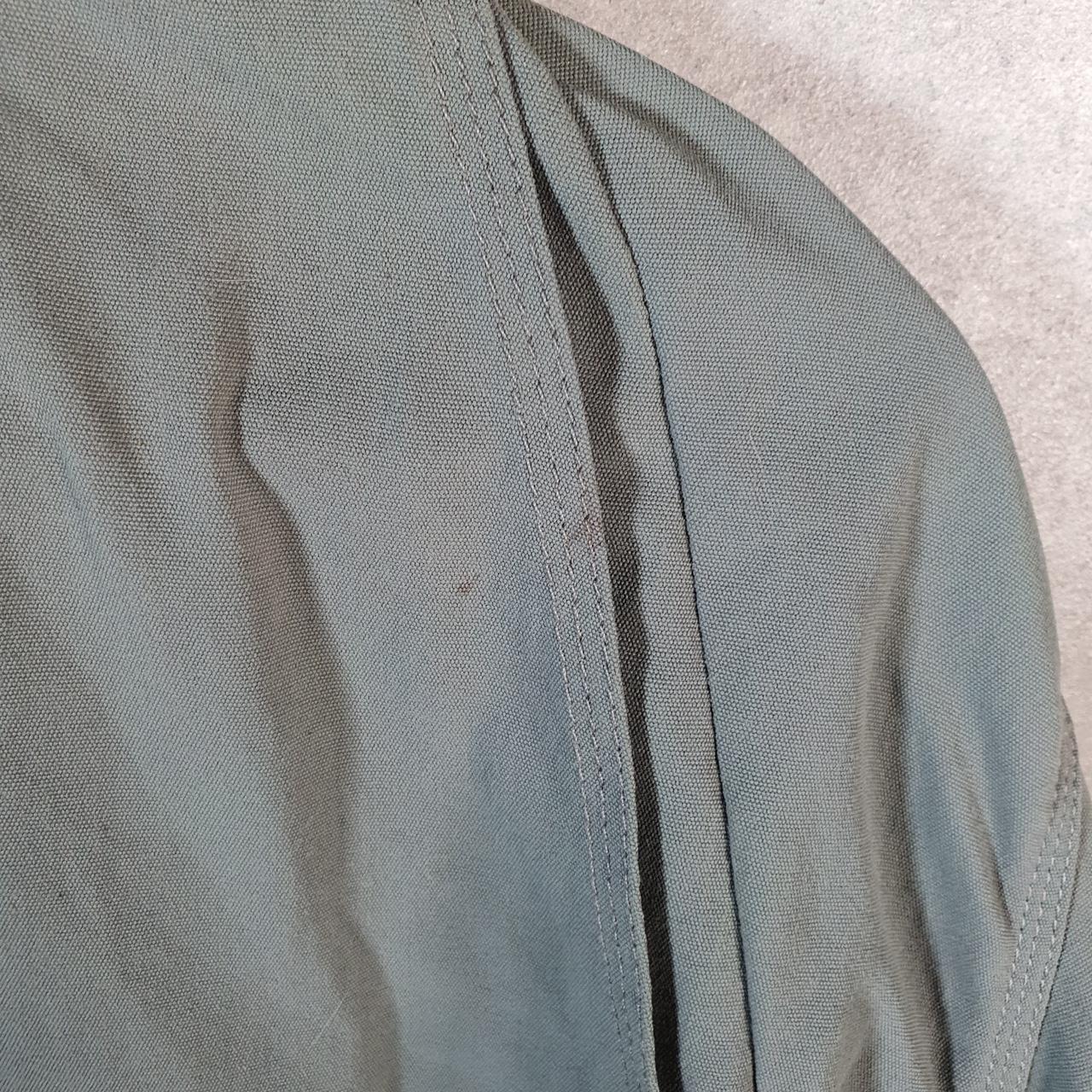 Vintage Carhartt Overshirt Shacket Jacket Men’s Small Khaki Green Workwear Canvas USA G2114