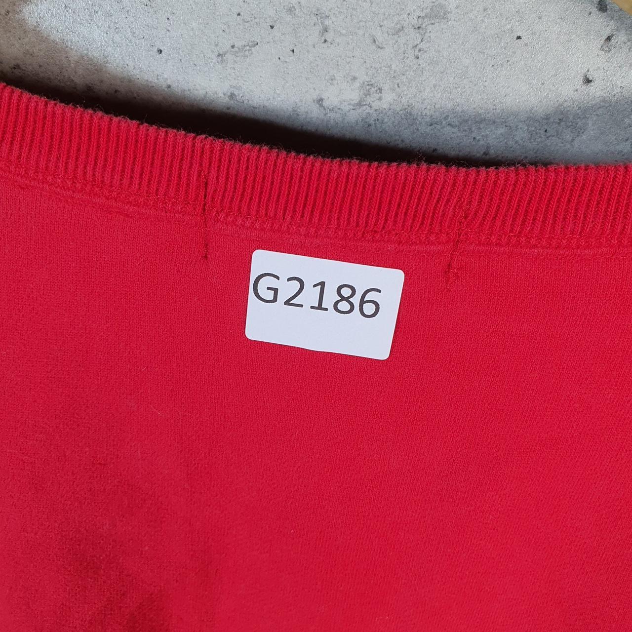 Vintage Ralph Lauren Polo Dog Puppy Sweatshirt Men’s Large Red Boxy Baggy Cotton Pullover Pony