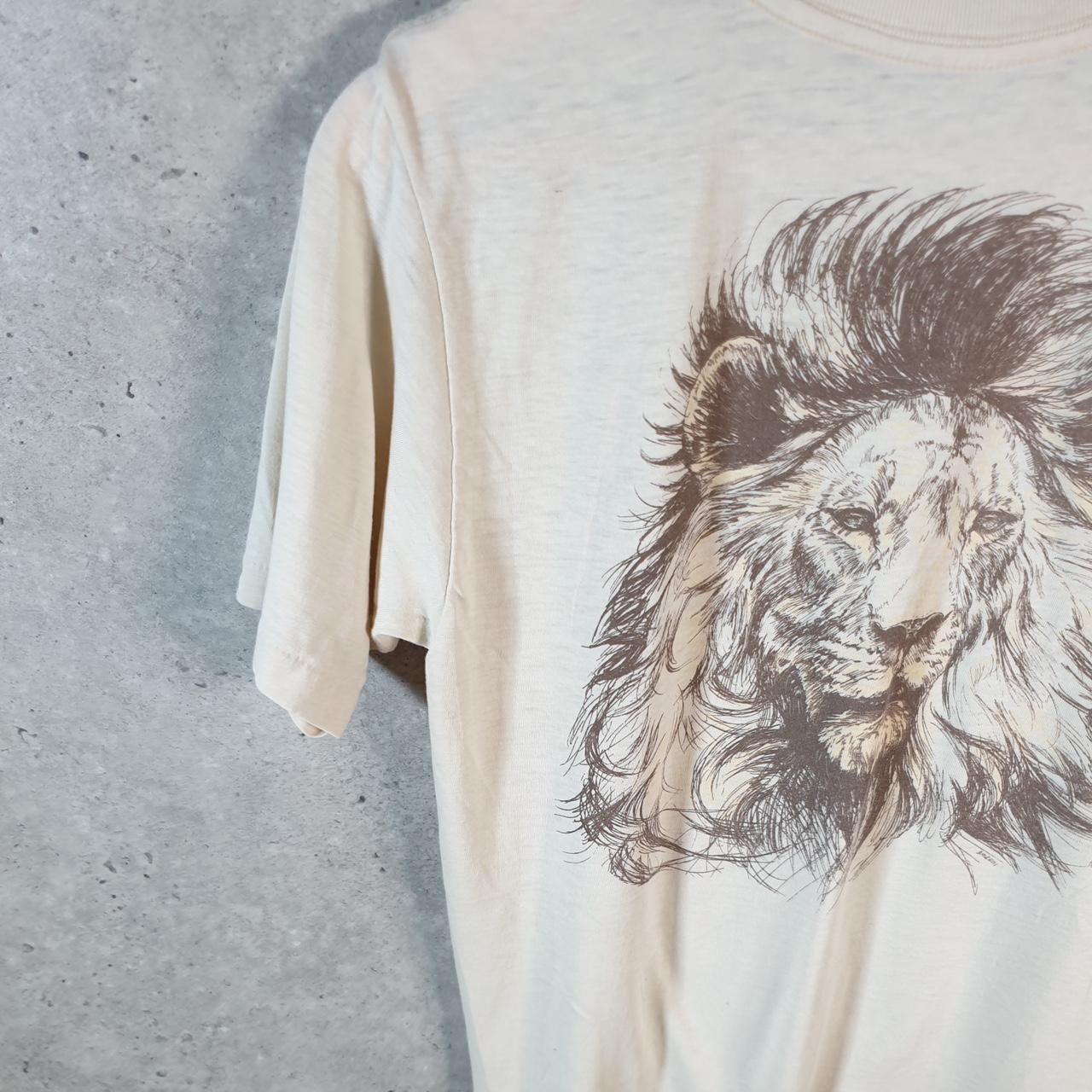 Vintage Lexington Busch Gardens Tampa 90s USA Single Stitch T Shirt Men’s Small White